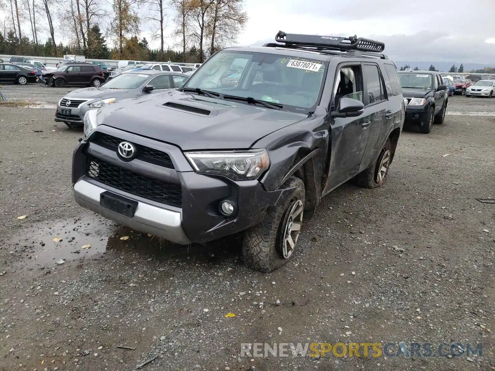 2 Фотография поврежденного автомобиля JTEBU5JR7K5724101 TOYOTA 4RUNNER 2019