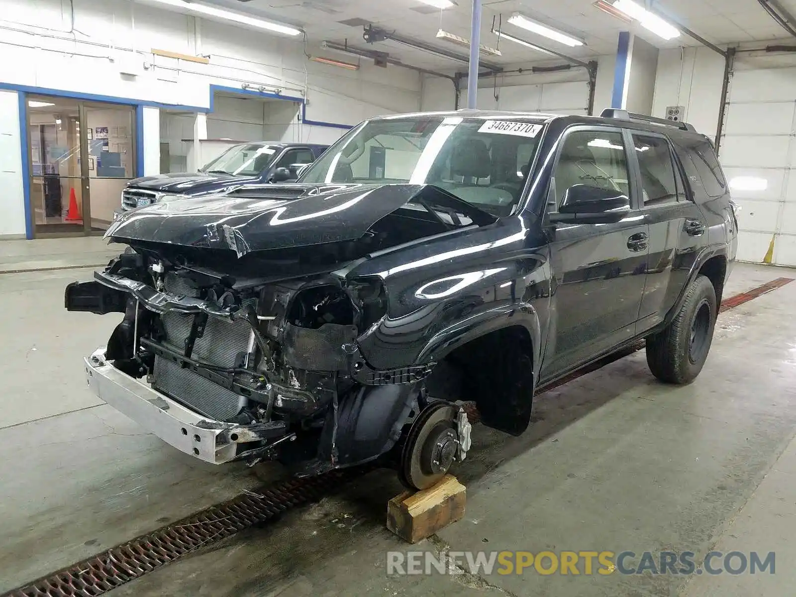 2 Photograph of a damaged car JTEBU5JR7K5724924 TOYOTA 4RUNNER 2019