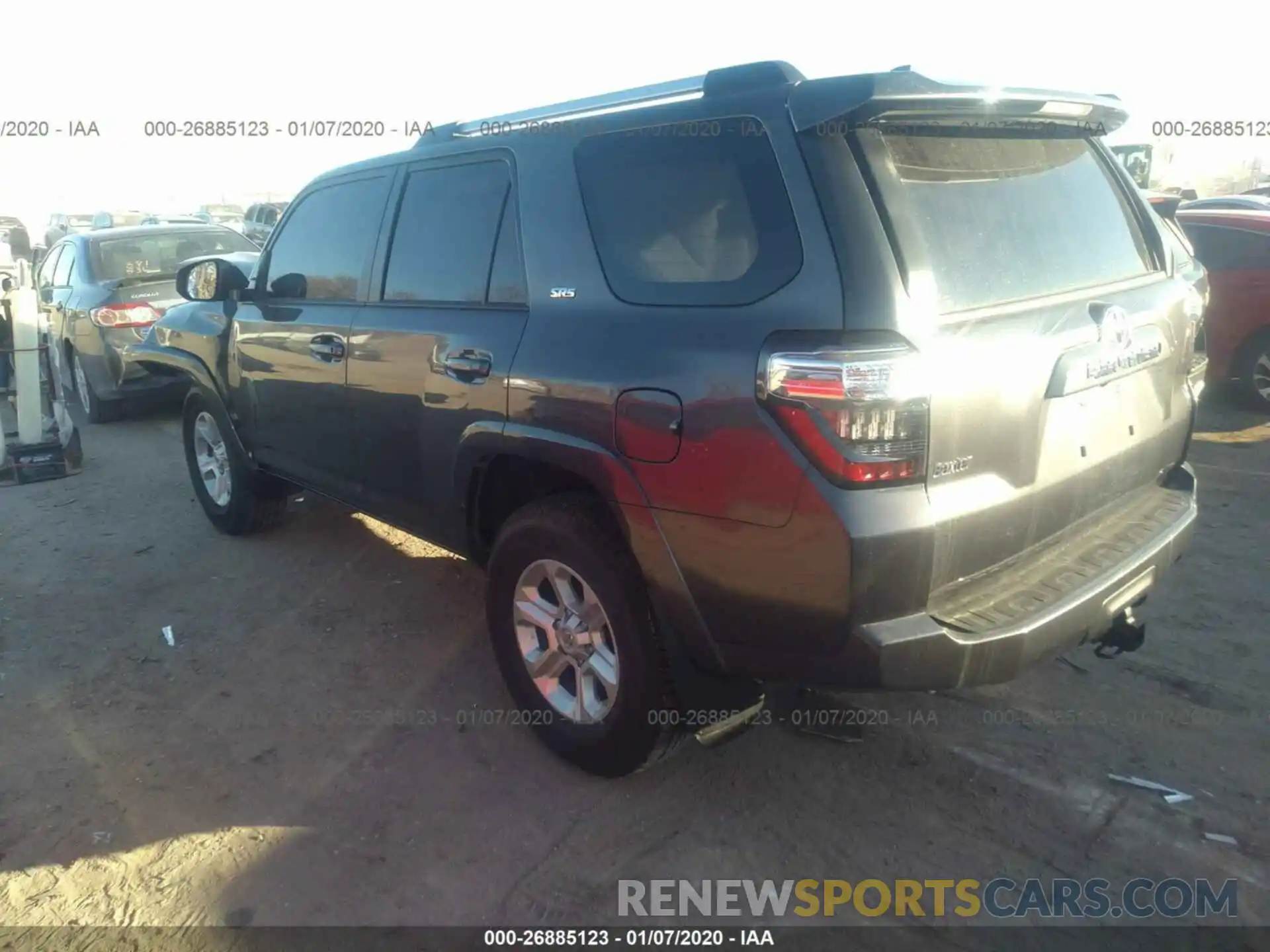 3 Photograph of a damaged car JTEBU5JR7K5725457 TOYOTA 4RUNNER 2019