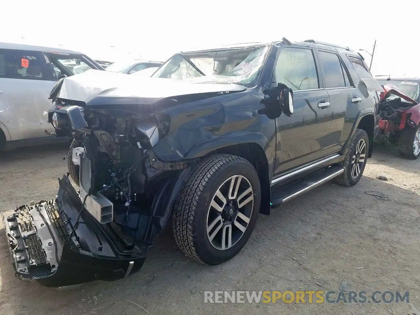 2 Photograph of a damaged car JTEBU5JR7K5728827 TOYOTA 4RUNNER 2019