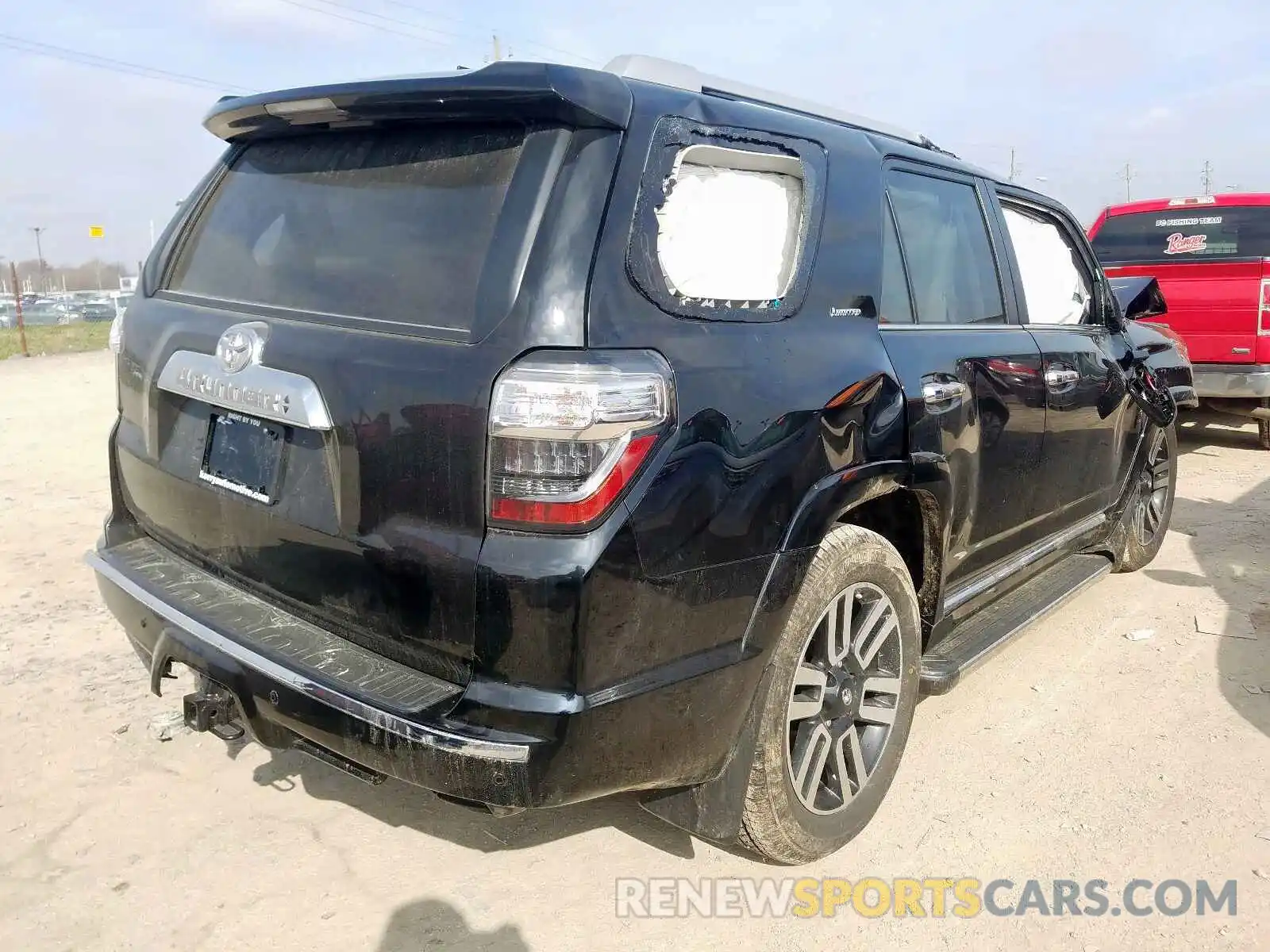 4 Фотография поврежденного автомобиля JTEBU5JR7K5728827 TOYOTA 4RUNNER 2019