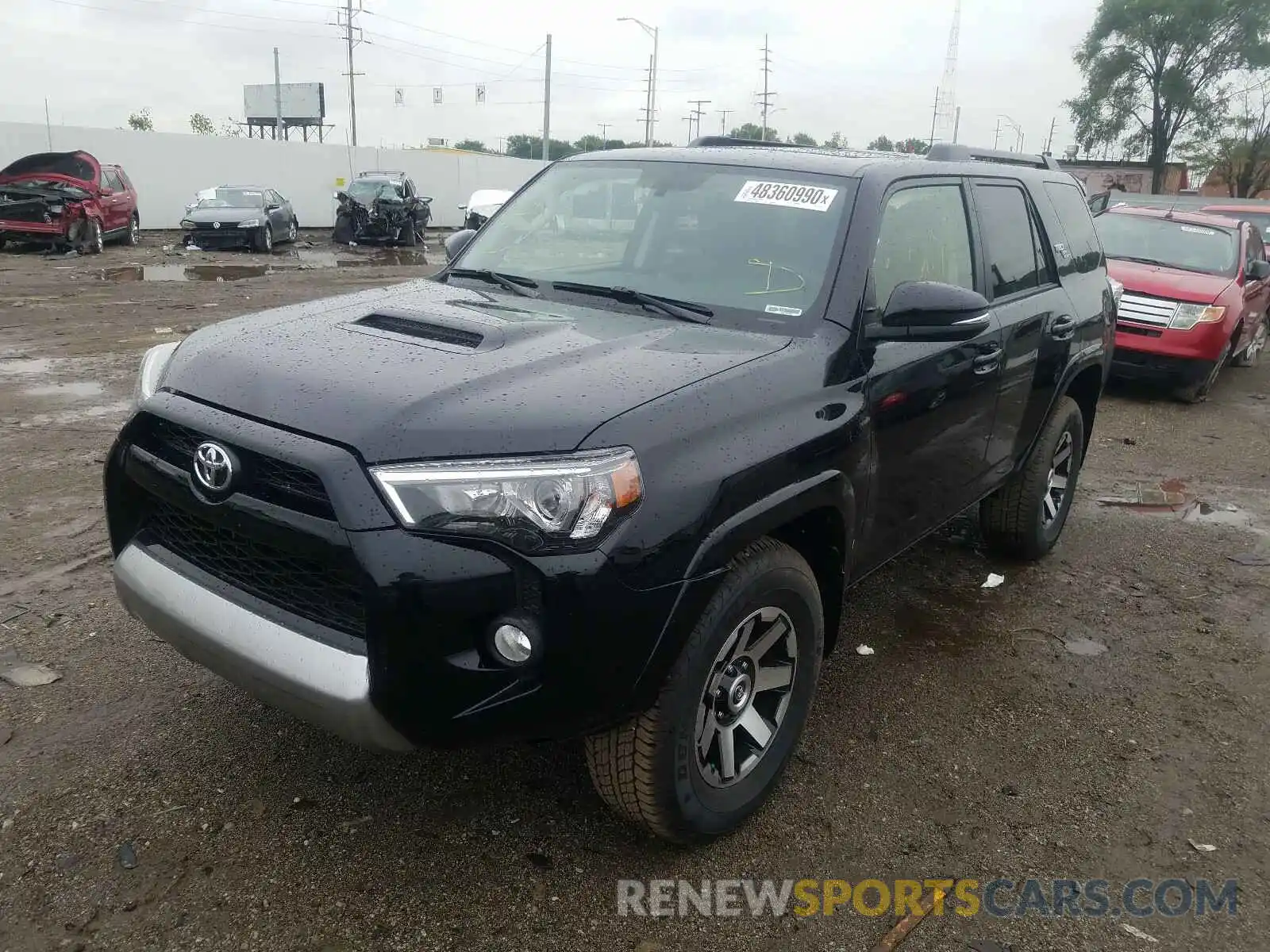 2 Фотография поврежденного автомобиля JTEBU5JR7K5732005 TOYOTA 4RUNNER 2019