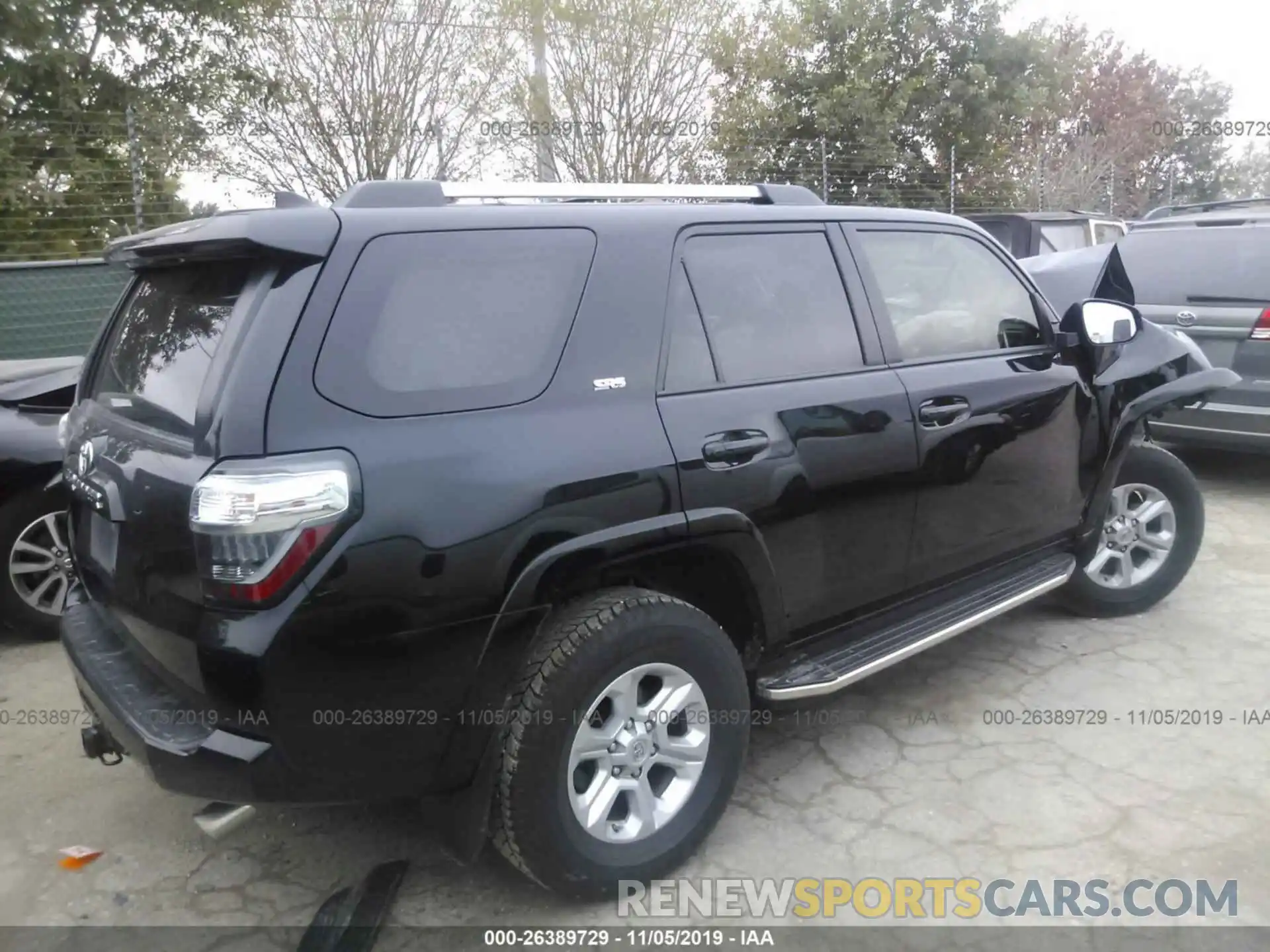 4 Фотография поврежденного автомобиля JTEBU5JR8K5611516 TOYOTA 4RUNNER 2019