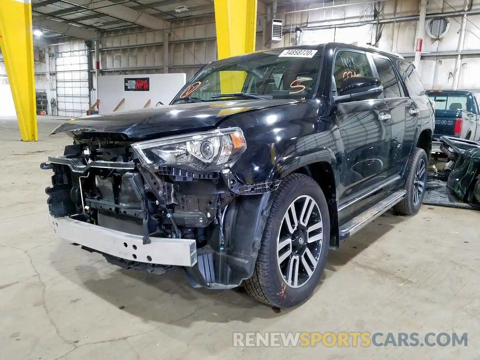 2 Photograph of a damaged car JTEBU5JR8K5612309 TOYOTA 4RUNNER 2019