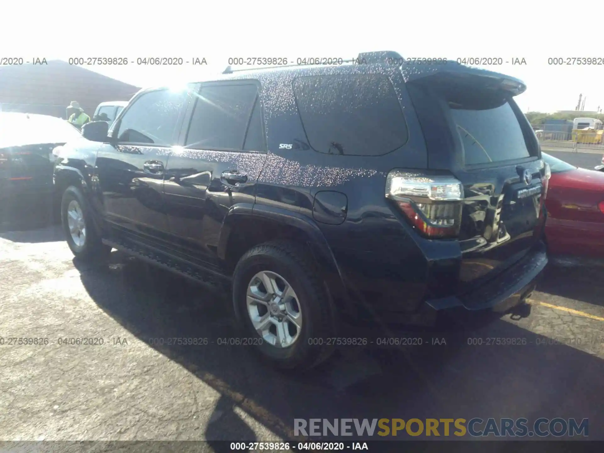 3 Фотография поврежденного автомобиля JTEBU5JR8K5615954 TOYOTA 4RUNNER 2019