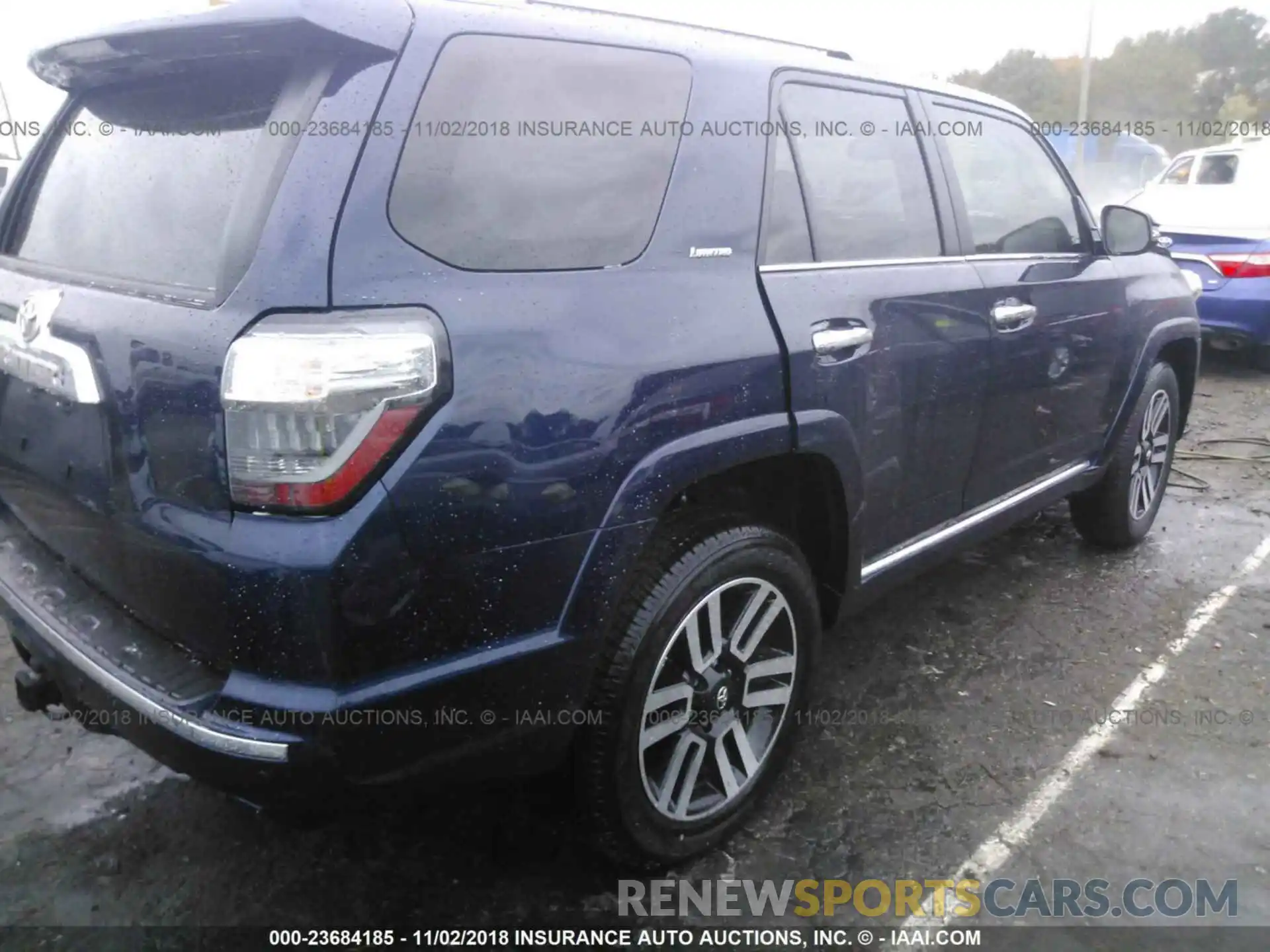 4 Фотография поврежденного автомобиля JTEBU5JR8K5620720 TOYOTA 4RUNNER 2019