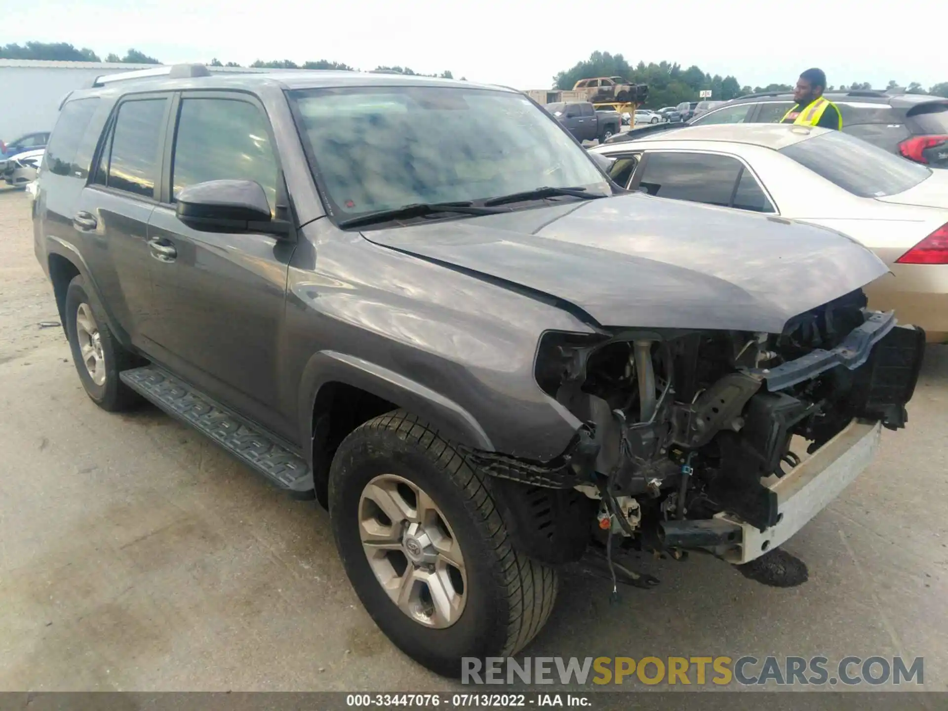 1 Photograph of a damaged car JTEBU5JR8K5623021 TOYOTA 4RUNNER 2019