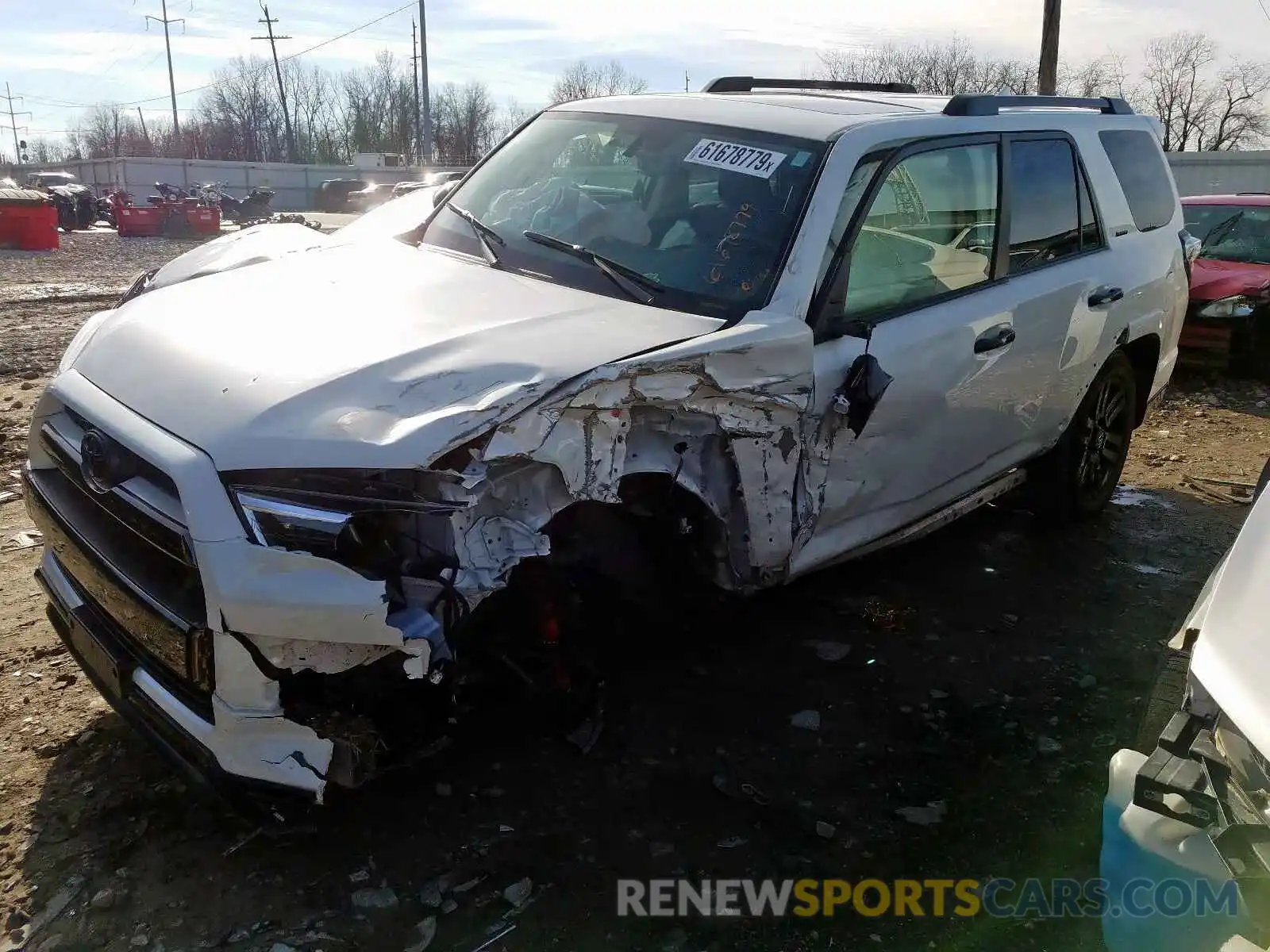 2 Photograph of a damaged car JTEBU5JR8K5626484 TOYOTA 4RUNNER 2019