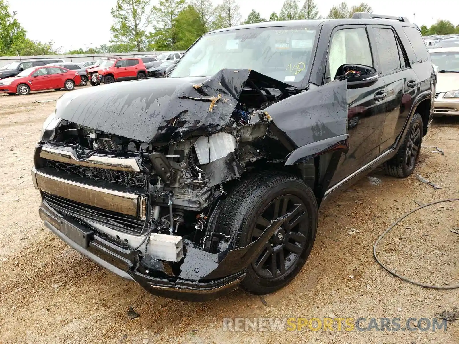 2 Photograph of a damaged car JTEBU5JR8K5627828 TOYOTA 4RUNNER 2019