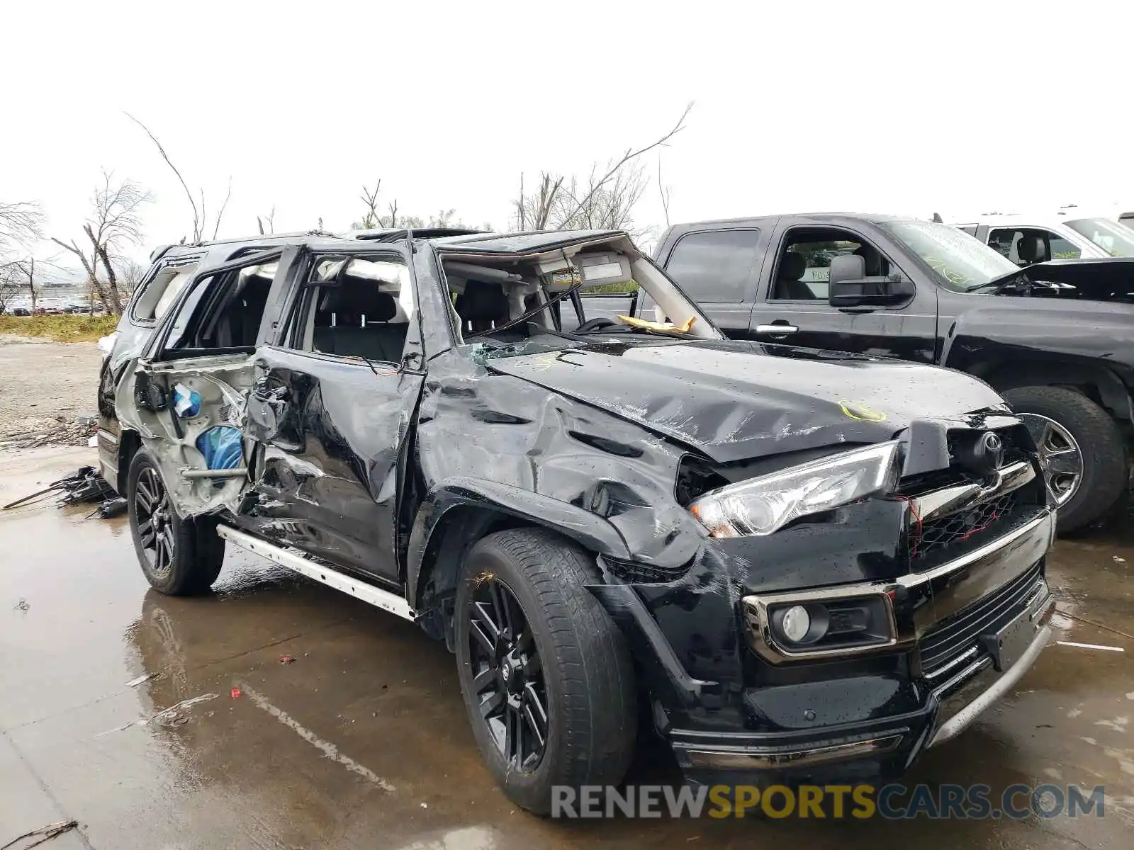 1 Photograph of a damaged car JTEBU5JR8K5628722 TOYOTA 4RUNNER 2019