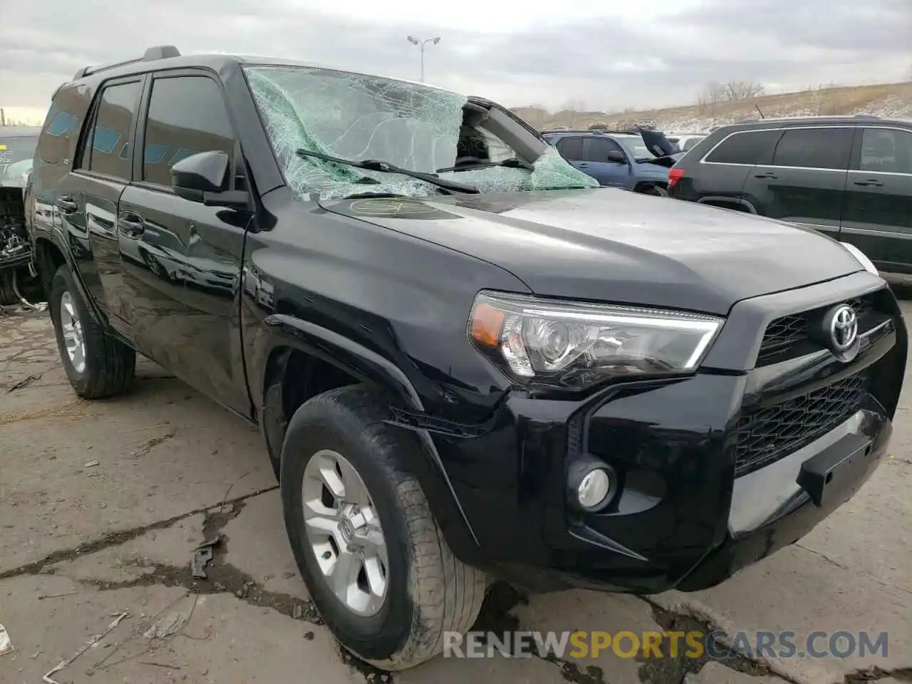 1 Photograph of a damaged car JTEBU5JR8K5631409 TOYOTA 4RUNNER 2019