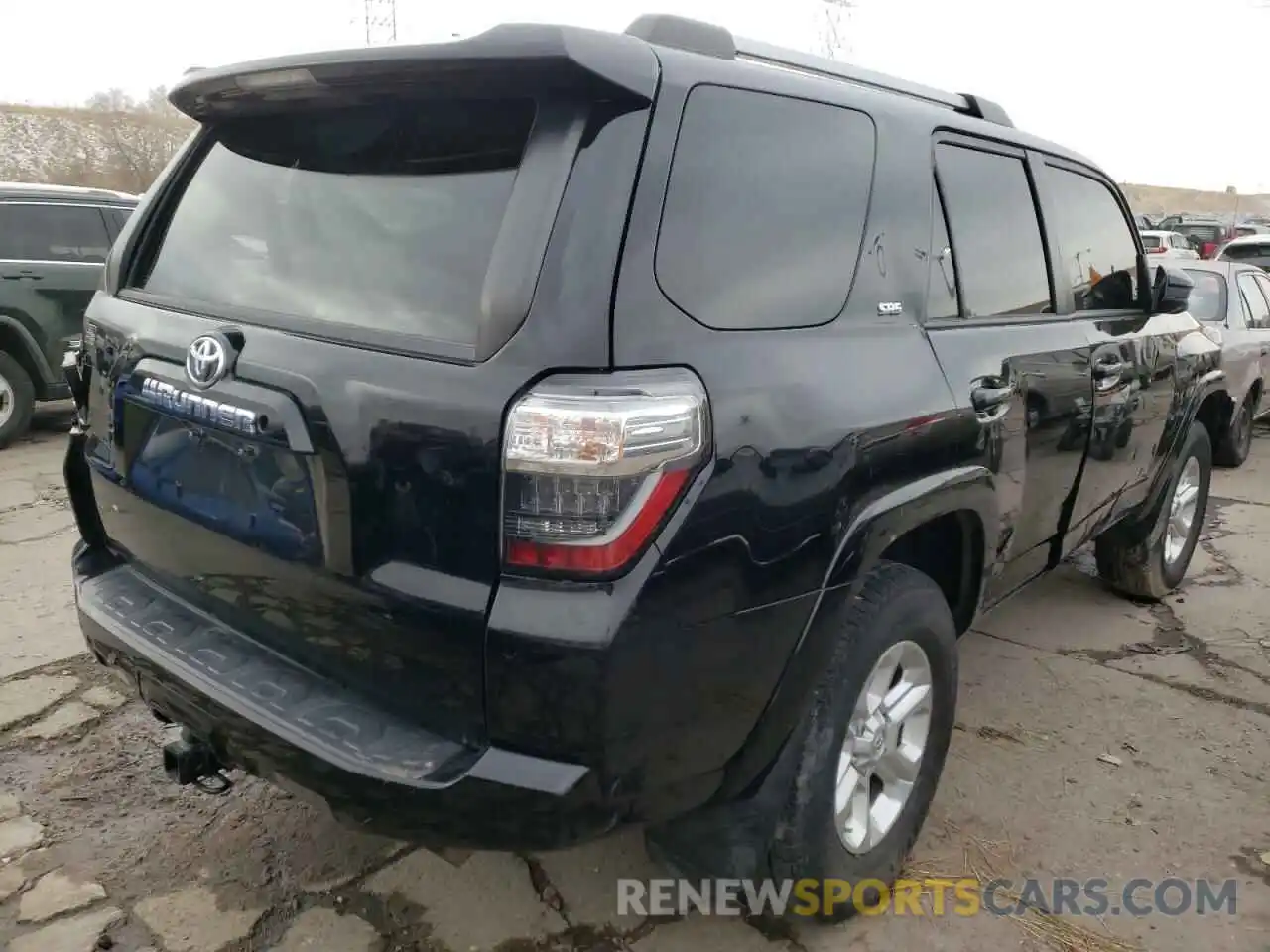 4 Photograph of a damaged car JTEBU5JR8K5631409 TOYOTA 4RUNNER 2019