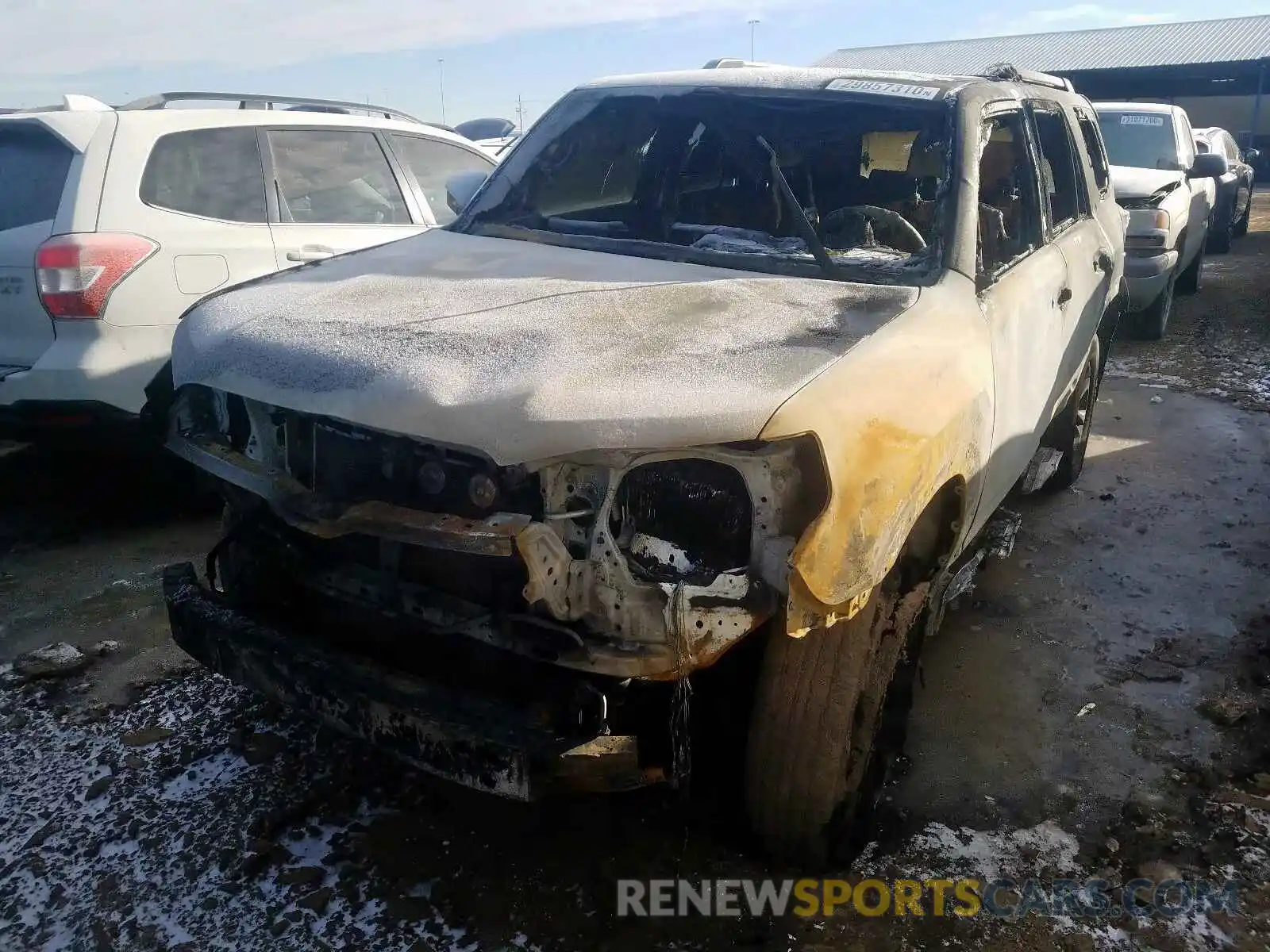 2 Photograph of a damaged car JTEBU5JR8K5632933 TOYOTA 4RUNNER 2019