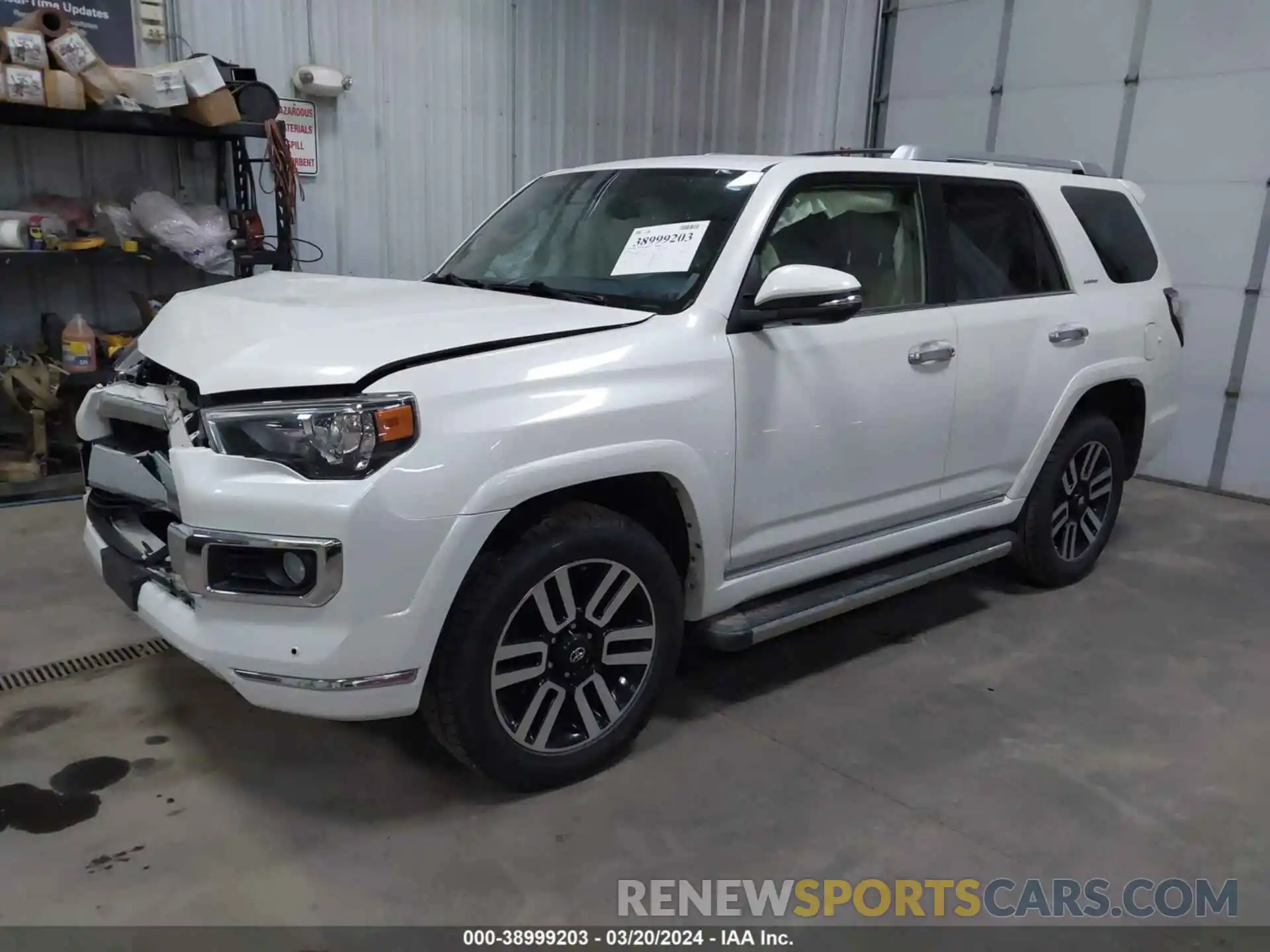 2 Фотография поврежденного автомобиля JTEBU5JR8K5635248 TOYOTA 4RUNNER 2019