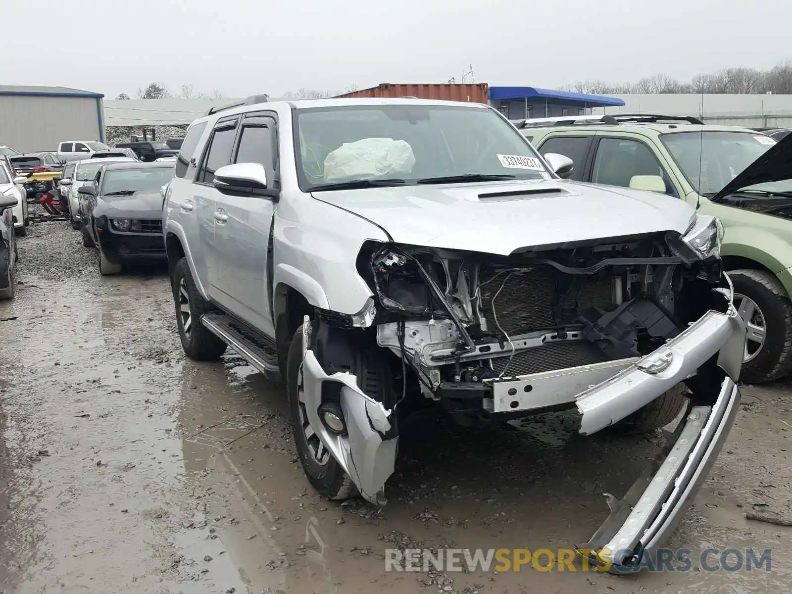 1 Photograph of a damaged car JTEBU5JR8K5635654 TOYOTA 4RUNNER 2019