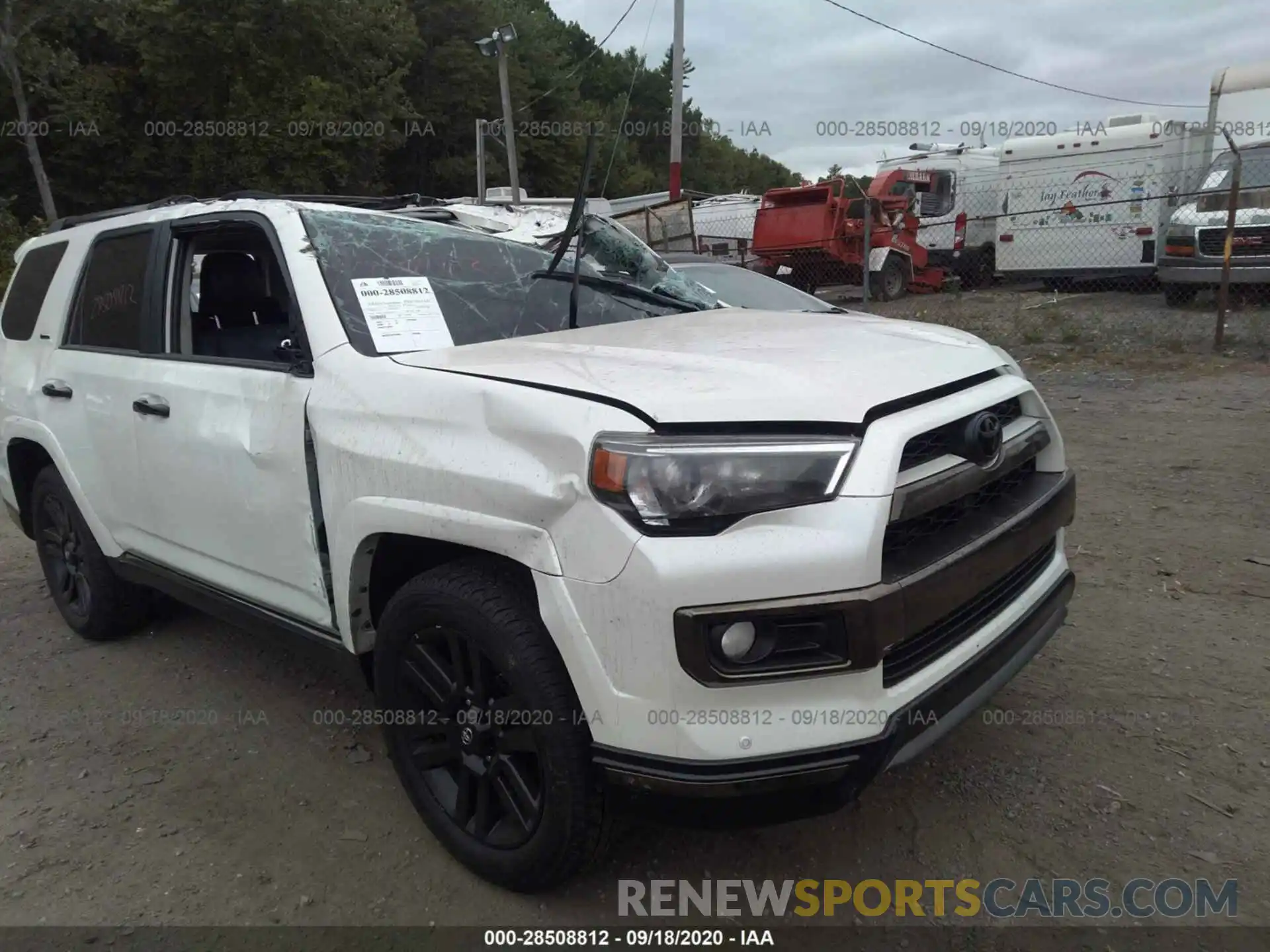 1 Photograph of a damaged car JTEBU5JR8K5636321 TOYOTA 4RUNNER 2019