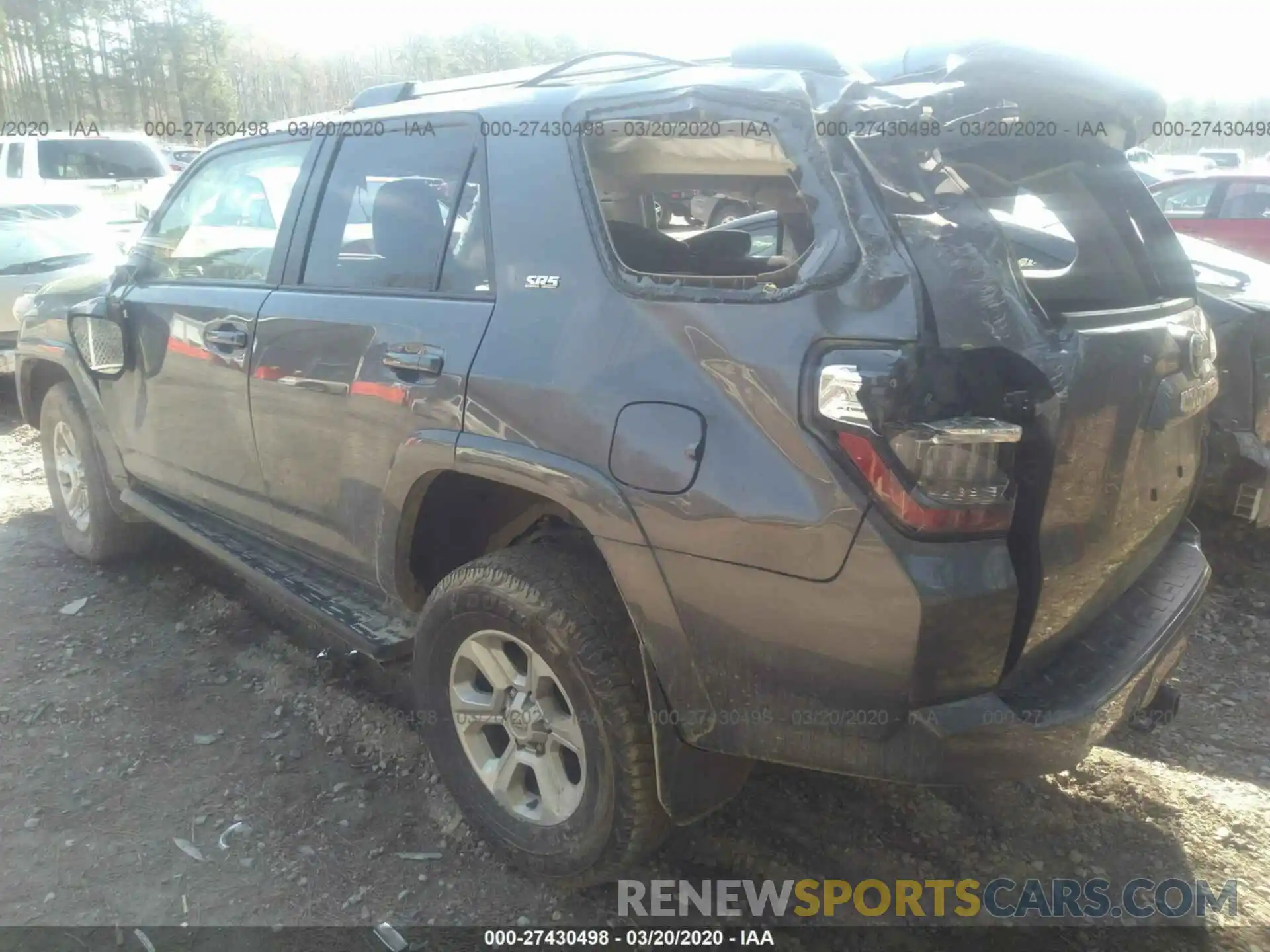 3 Photograph of a damaged car JTEBU5JR8K5637887 TOYOTA 4RUNNER 2019