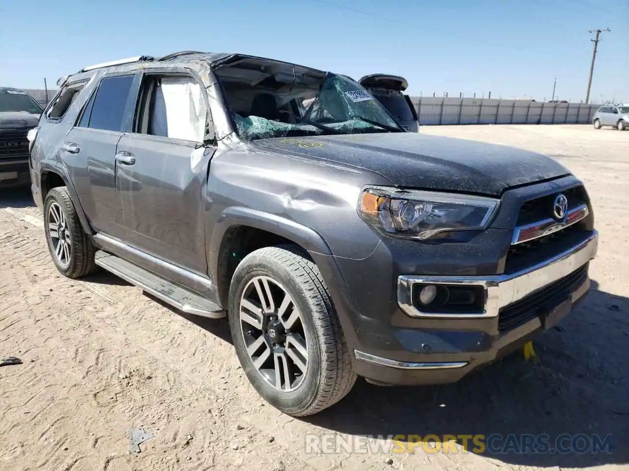 1 Photograph of a damaged car JTEBU5JR8K5638151 TOYOTA 4RUNNER 2019