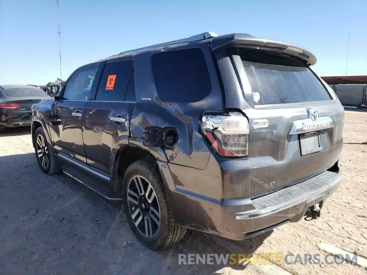 3 Фотография поврежденного автомобиля JTEBU5JR8K5638151 TOYOTA 4RUNNER 2019