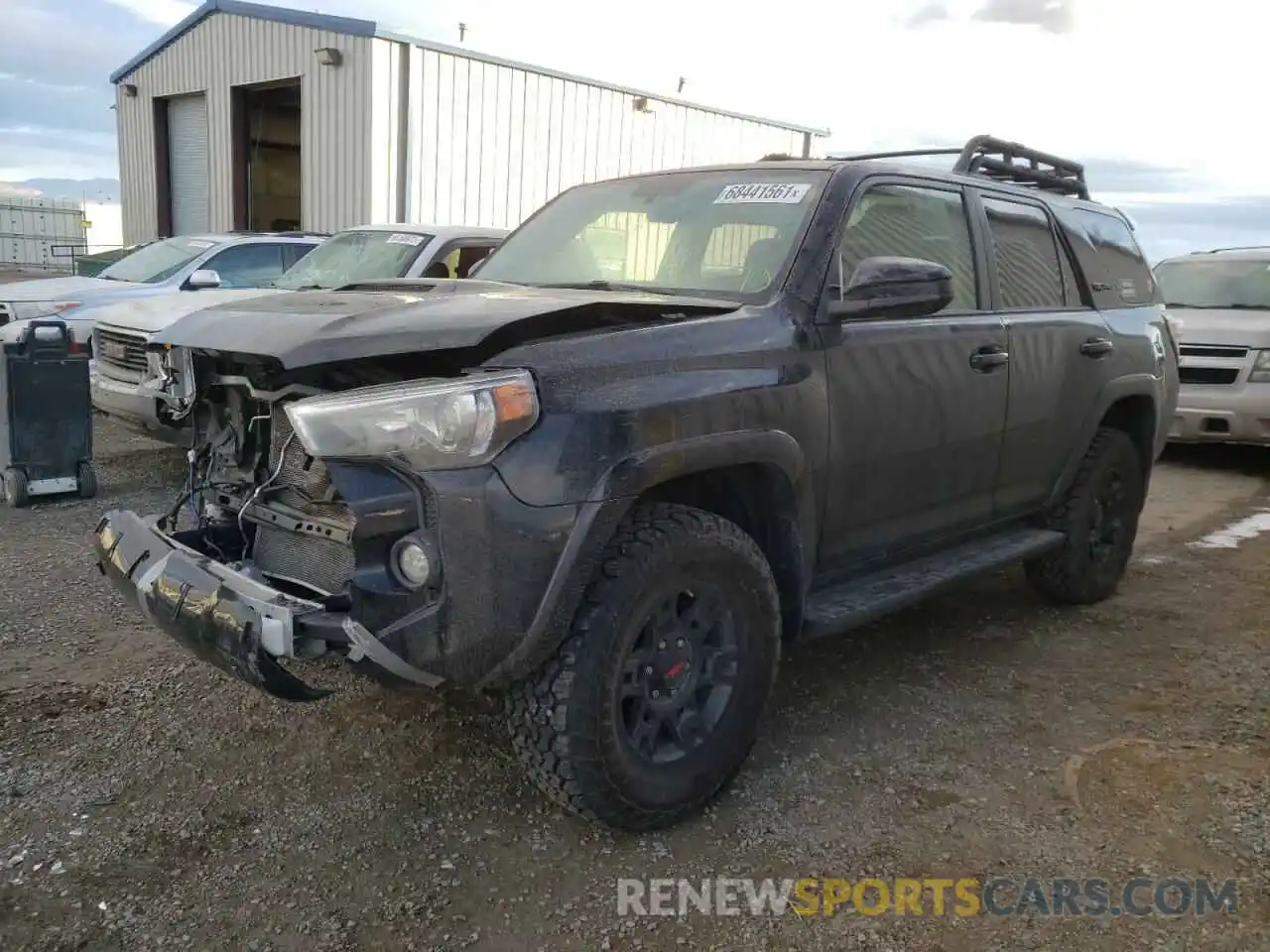 2 Photograph of a damaged car JTEBU5JR8K5641518 TOYOTA 4RUNNER 2019