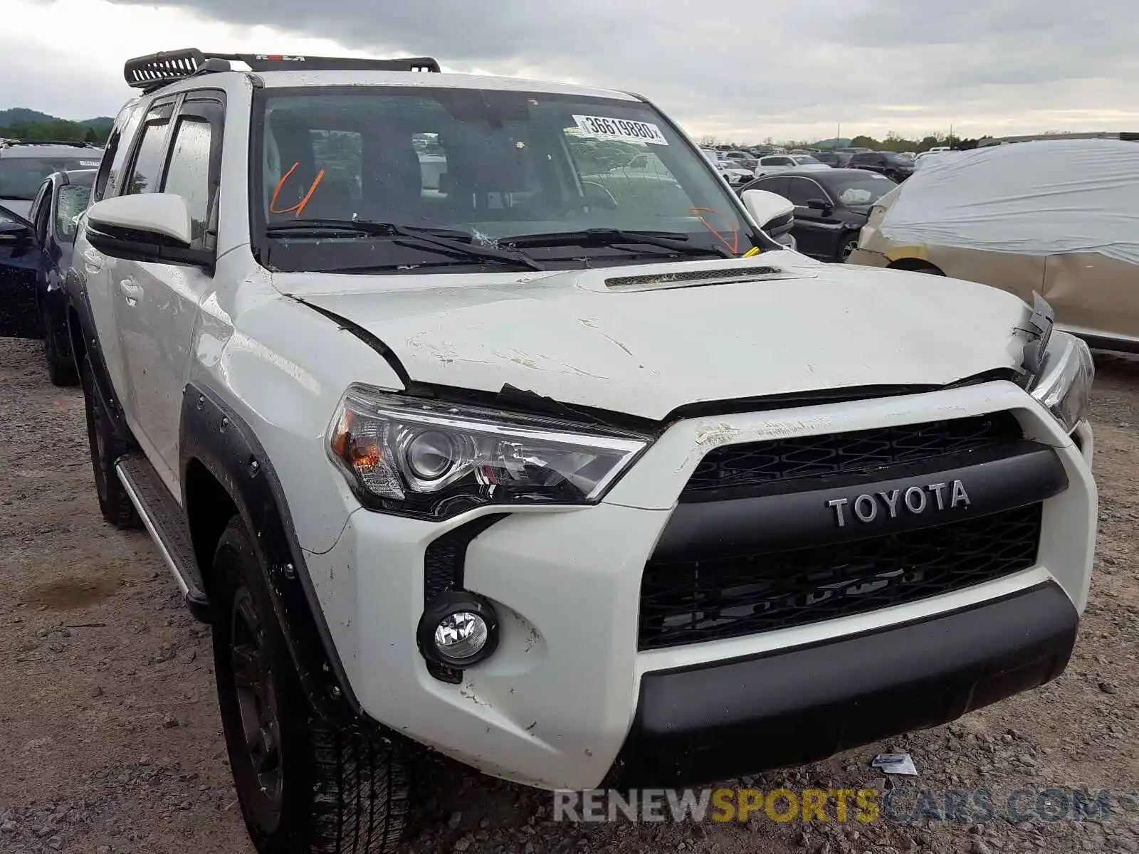 1 Photograph of a damaged car JTEBU5JR8K5642233 TOYOTA 4RUNNER 2019