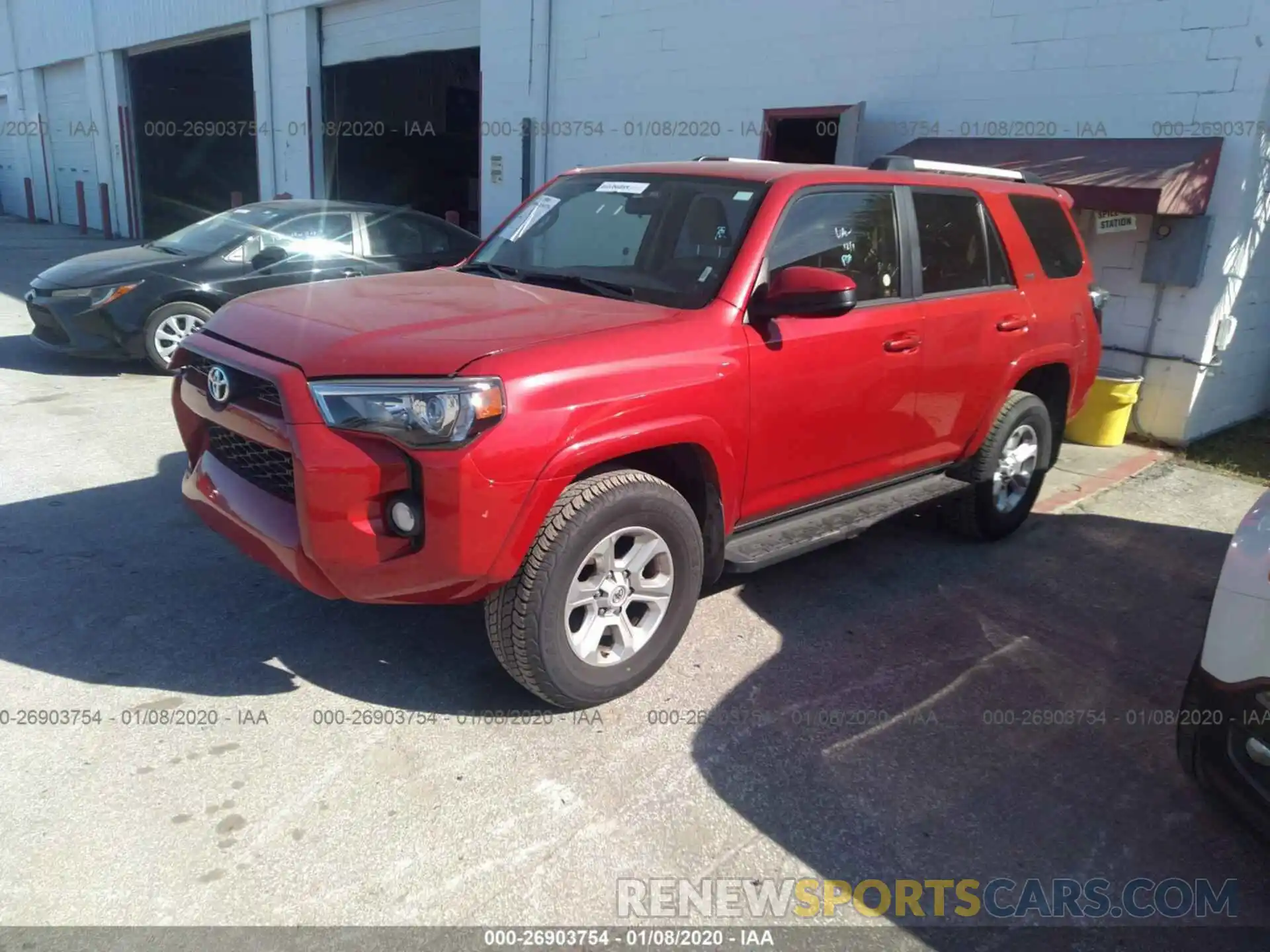 2 Фотография поврежденного автомобиля JTEBU5JR8K5642412 TOYOTA 4RUNNER 2019