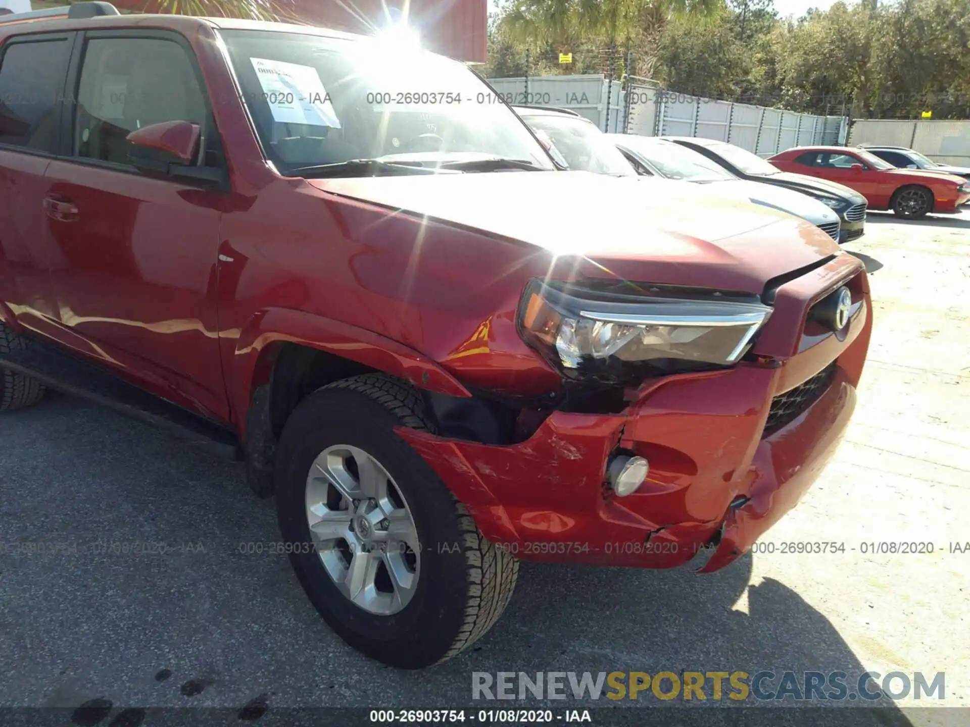 6 Photograph of a damaged car JTEBU5JR8K5642412 TOYOTA 4RUNNER 2019