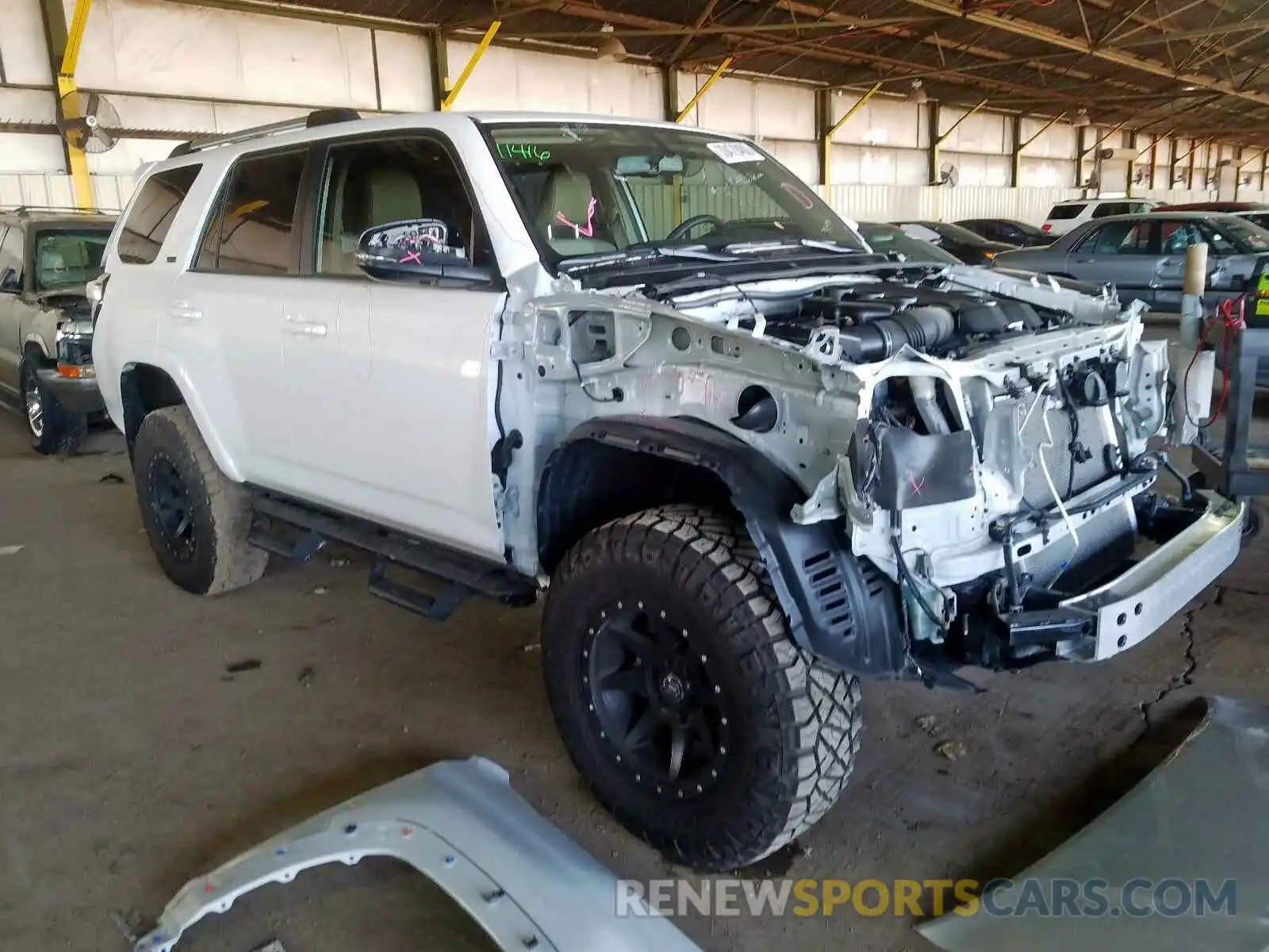 1 Photograph of a damaged car JTEBU5JR8K5642958 TOYOTA 4RUNNER 2019