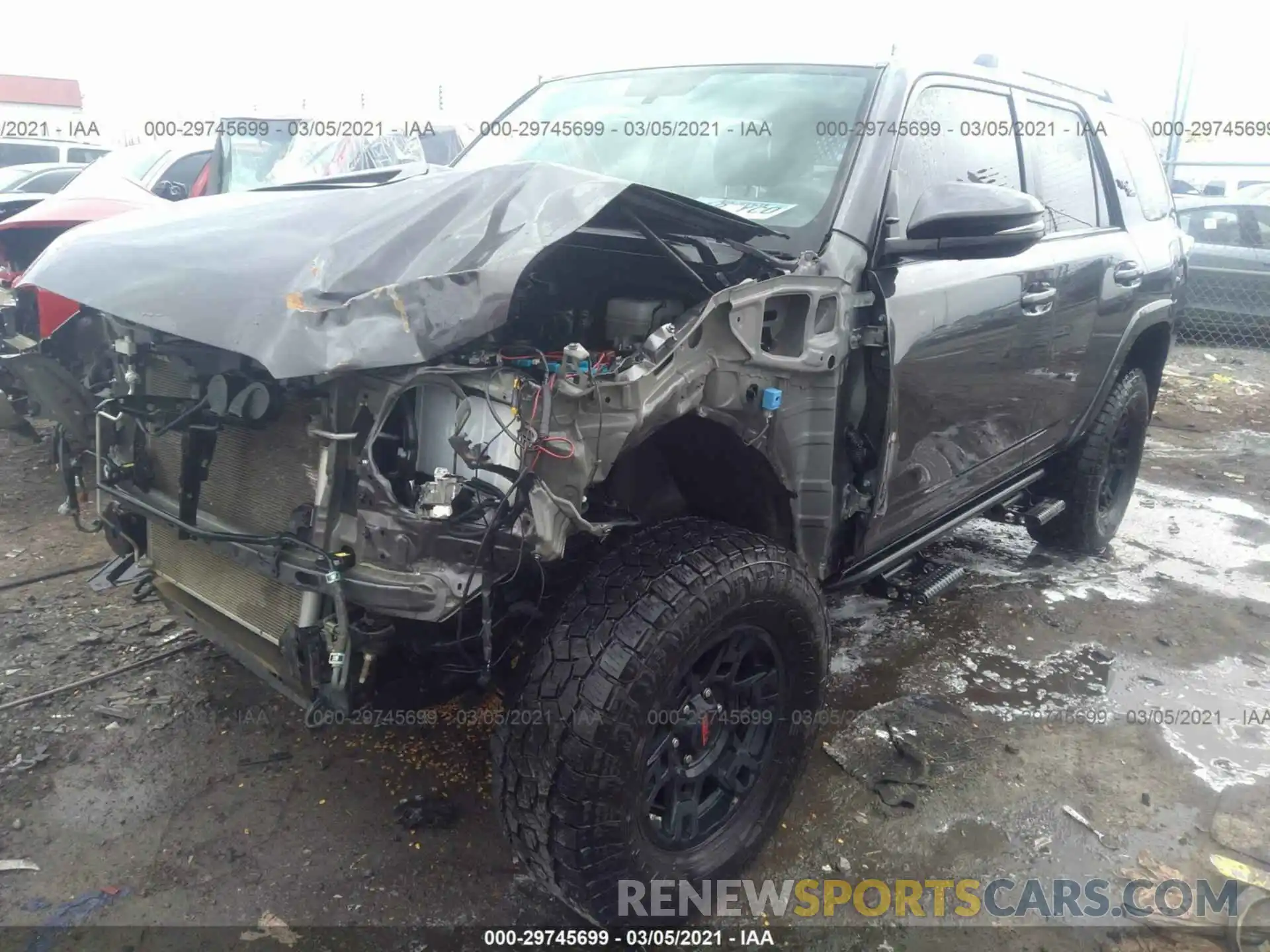 2 Фотография поврежденного автомобиля JTEBU5JR8K5643494 TOYOTA 4RUNNER 2019