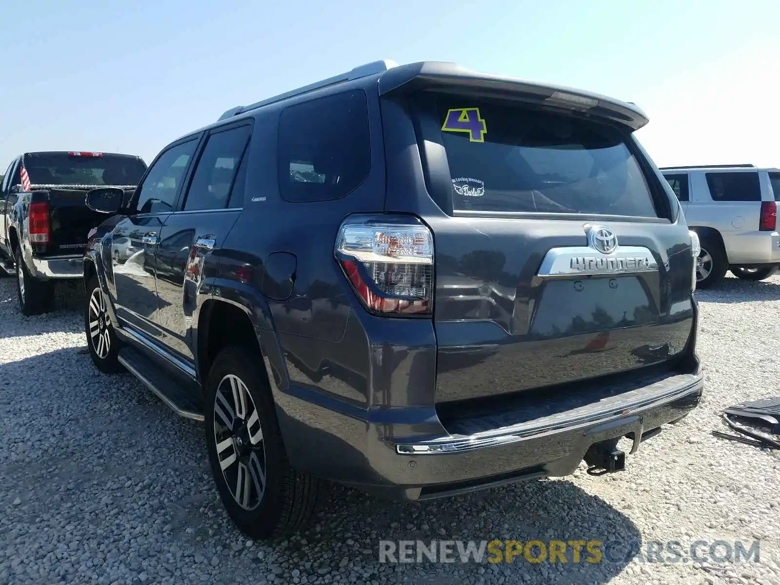 3 Фотография поврежденного автомобиля JTEBU5JR8K5643544 TOYOTA 4RUNNER 2019