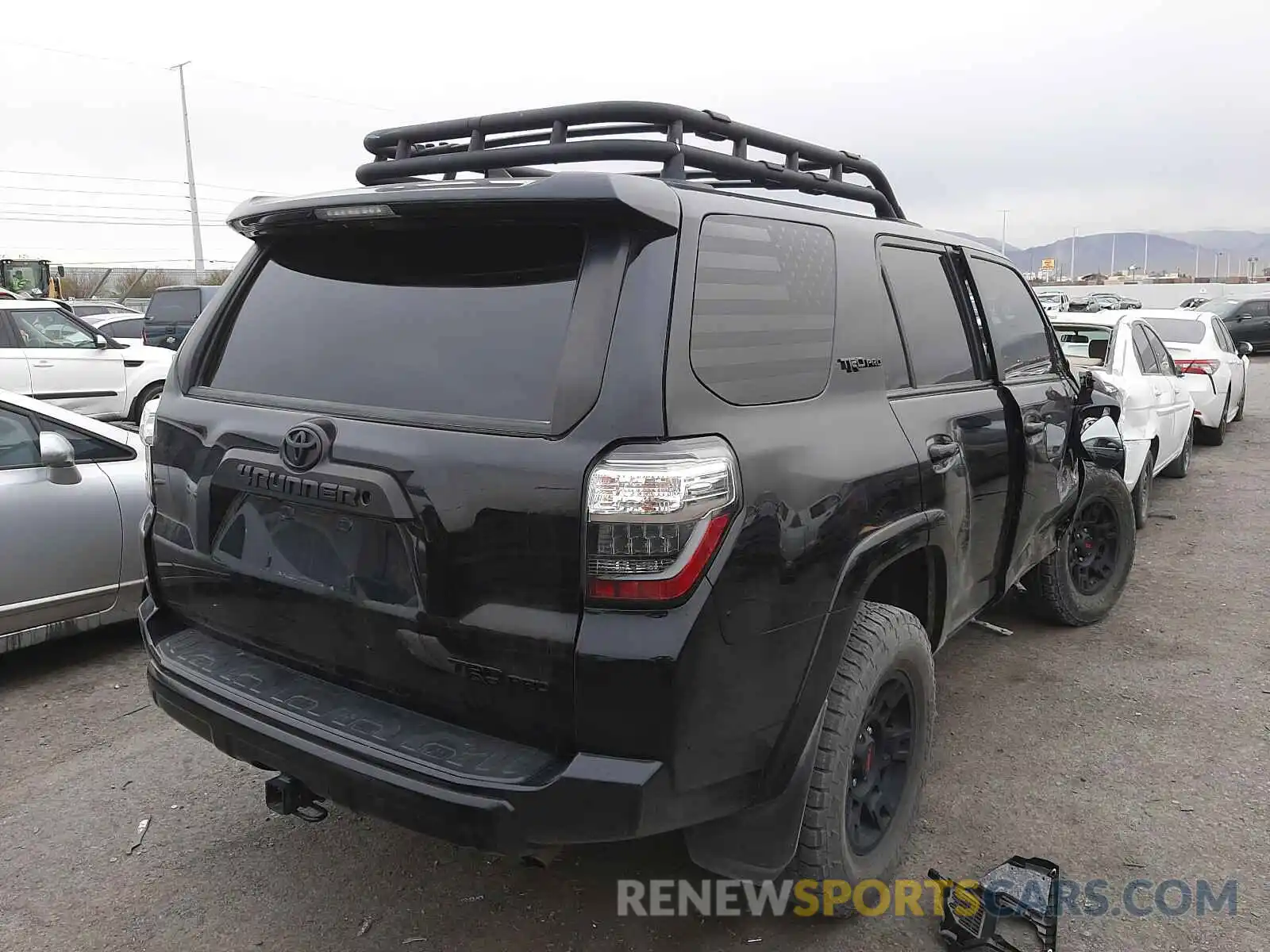 4 Фотография поврежденного автомобиля JTEBU5JR8K5645908 TOYOTA 4RUNNER 2019