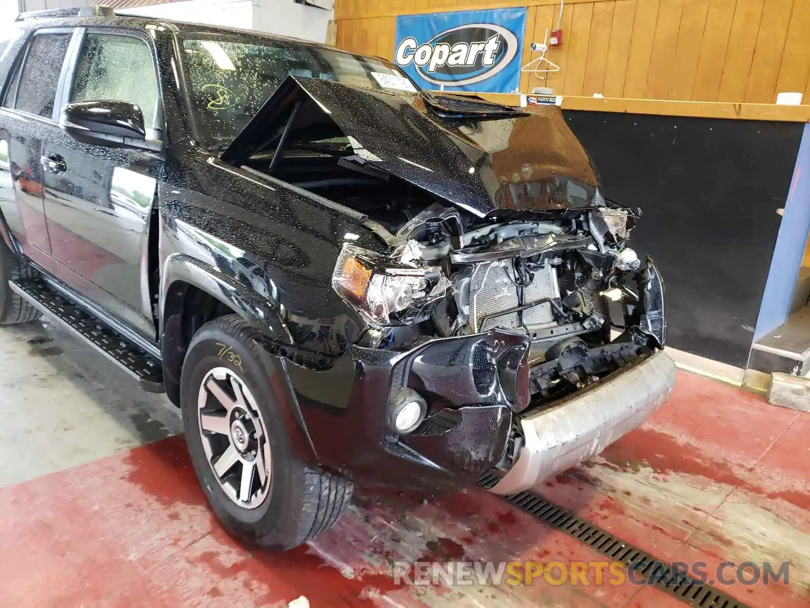 9 Фотография поврежденного автомобиля JTEBU5JR8K5645956 TOYOTA 4RUNNER 2019