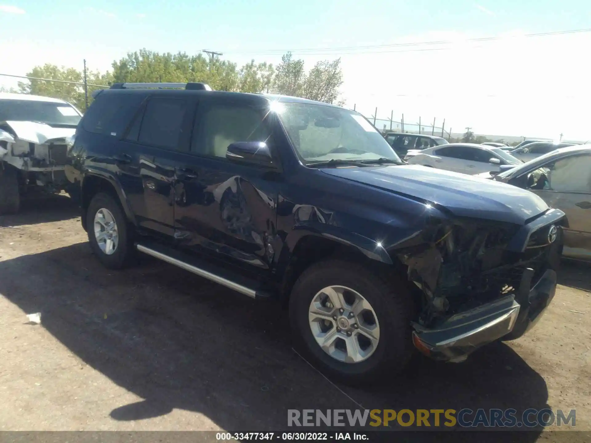 1 Photograph of a damaged car JTEBU5JR8K5648775 TOYOTA 4RUNNER 2019