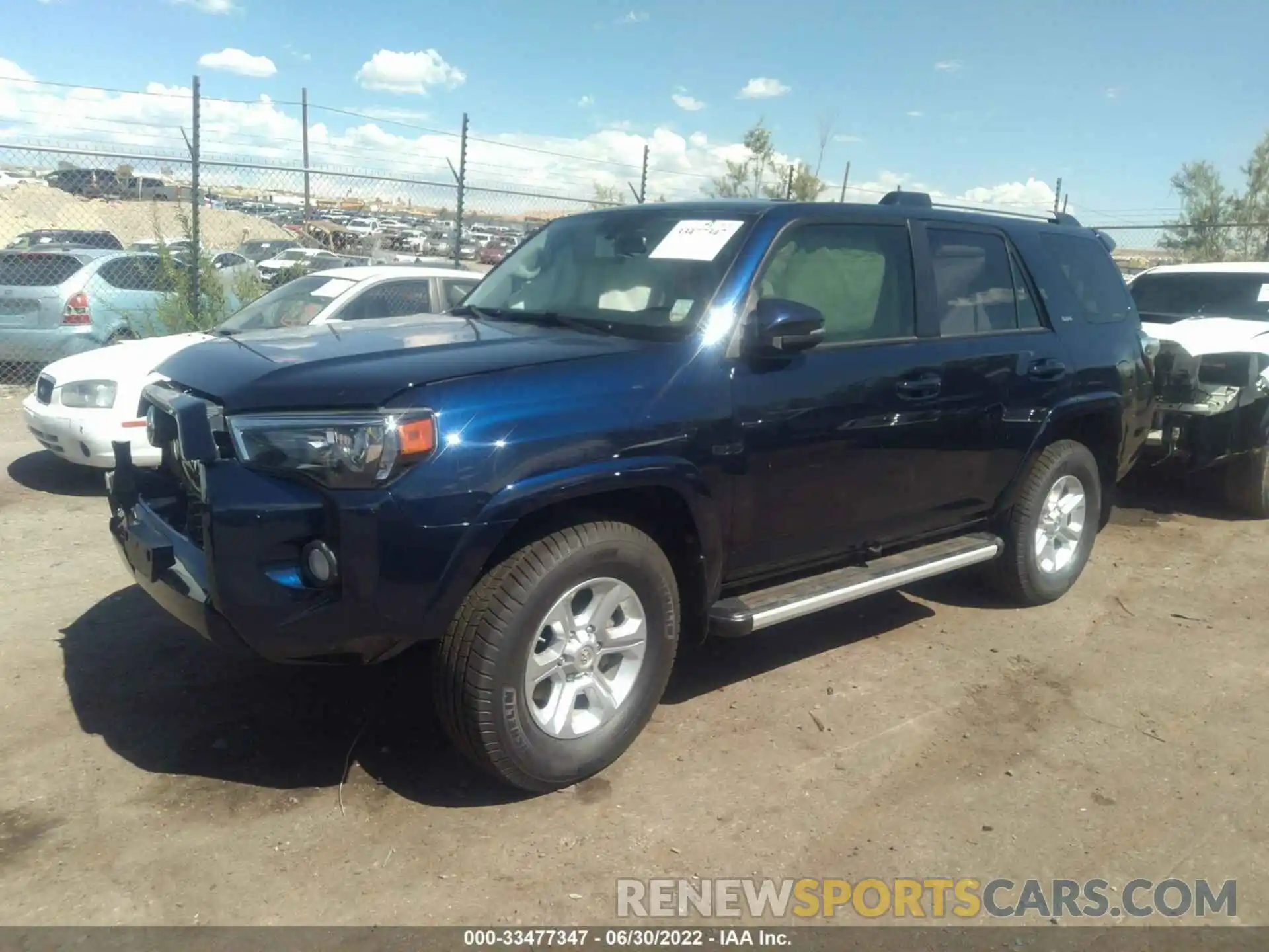 2 Photograph of a damaged car JTEBU5JR8K5648775 TOYOTA 4RUNNER 2019