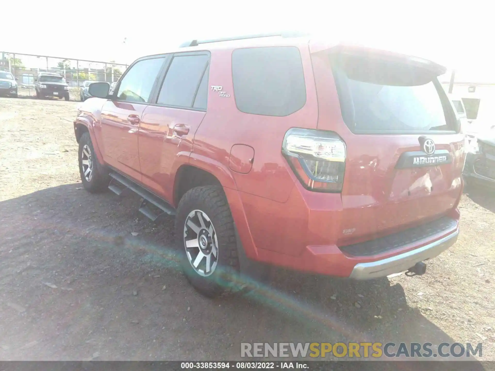 3 Photograph of a damaged car JTEBU5JR8K5649568 TOYOTA 4RUNNER 2019