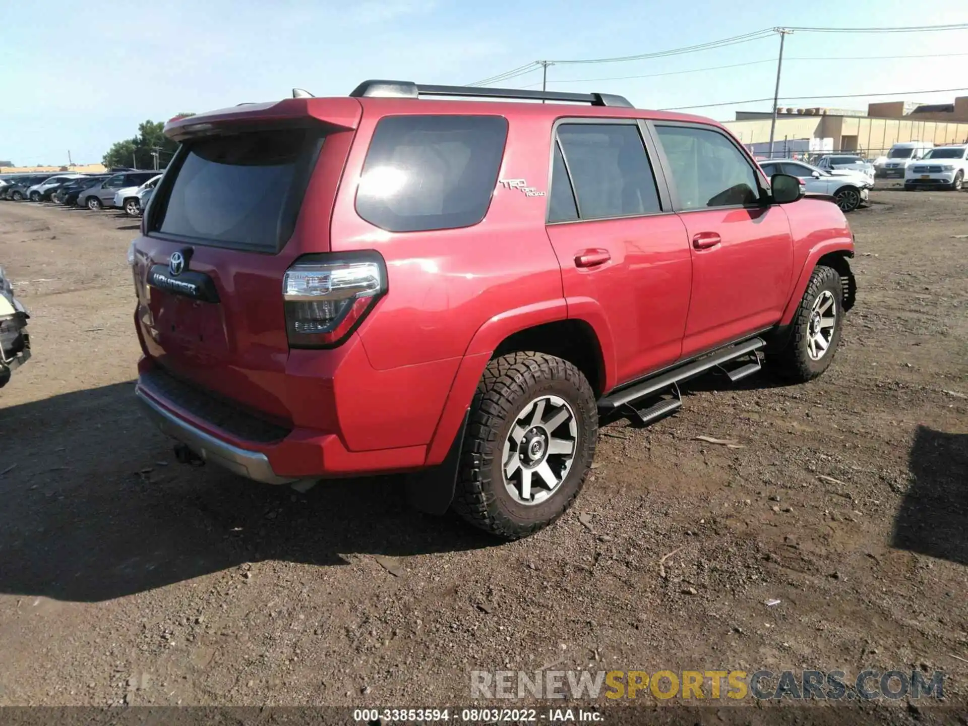 4 Photograph of a damaged car JTEBU5JR8K5649568 TOYOTA 4RUNNER 2019