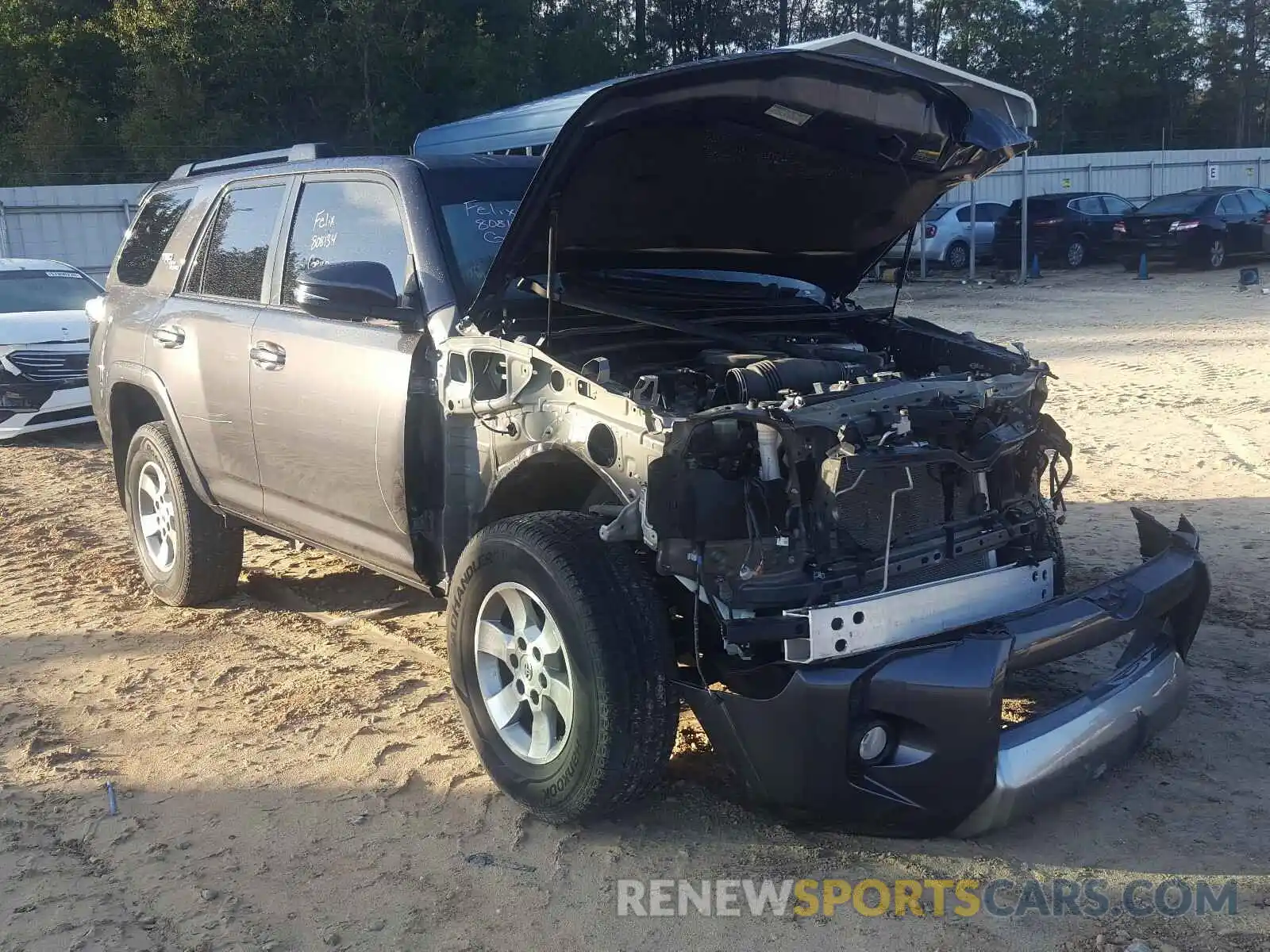 1 Photograph of a damaged car JTEBU5JR8K5649831 TOYOTA 4RUNNER 2019