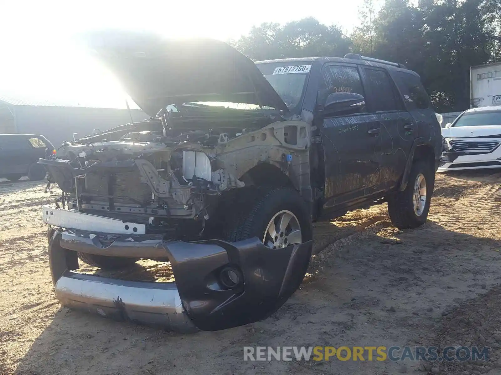 2 Photograph of a damaged car JTEBU5JR8K5649831 TOYOTA 4RUNNER 2019