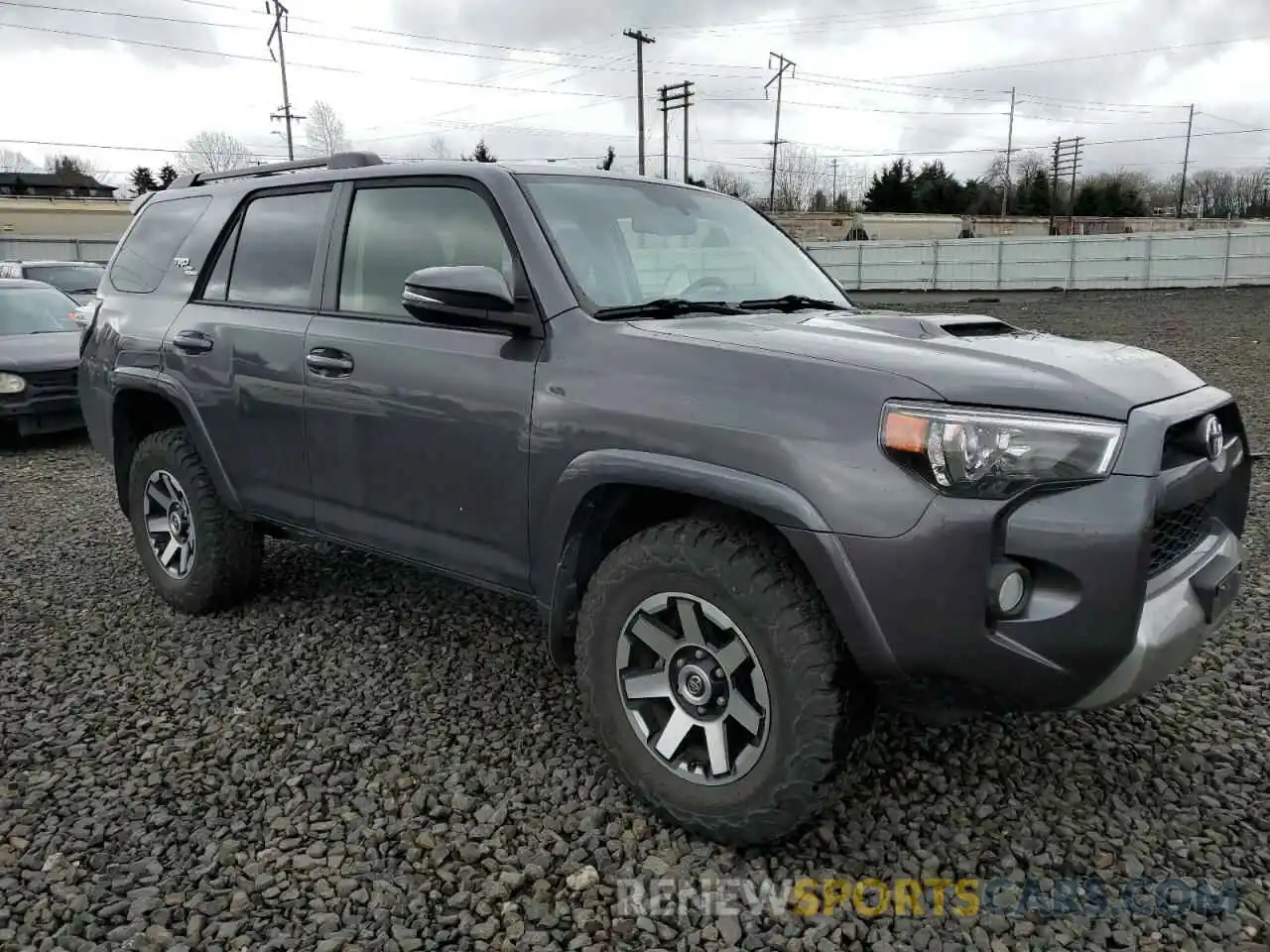 4 Фотография поврежденного автомобиля JTEBU5JR8K5650011 TOYOTA 4RUNNER 2019