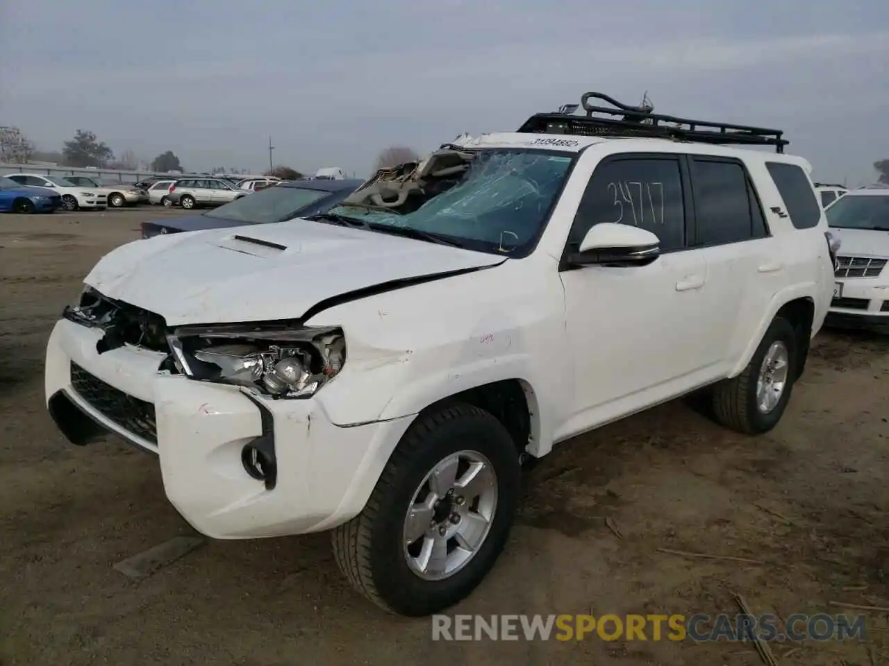 2 Photograph of a damaged car JTEBU5JR8K5650235 TOYOTA 4RUNNER 2019