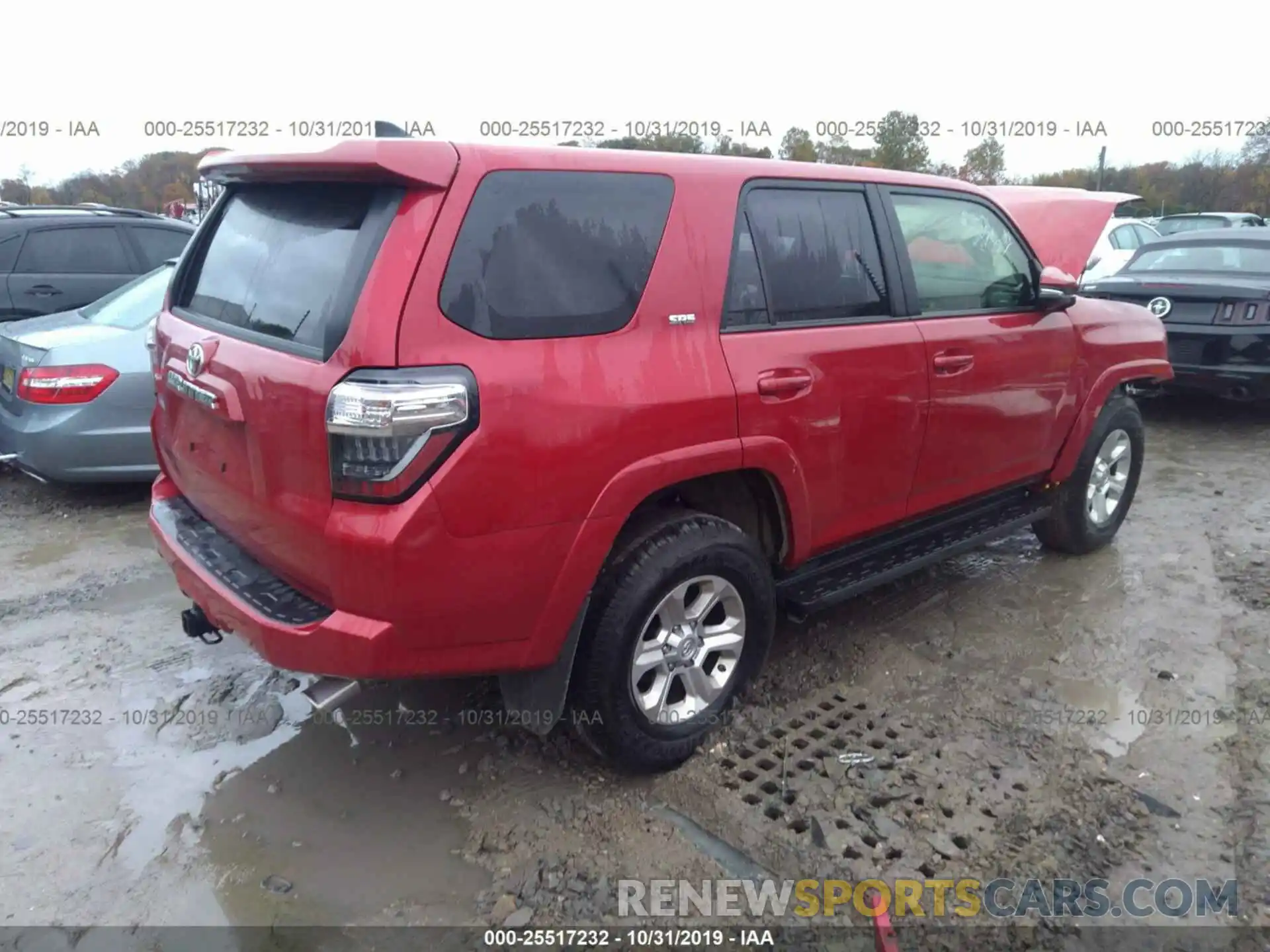 4 Фотография поврежденного автомобиля JTEBU5JR8K5651479 TOYOTA 4RUNNER 2019