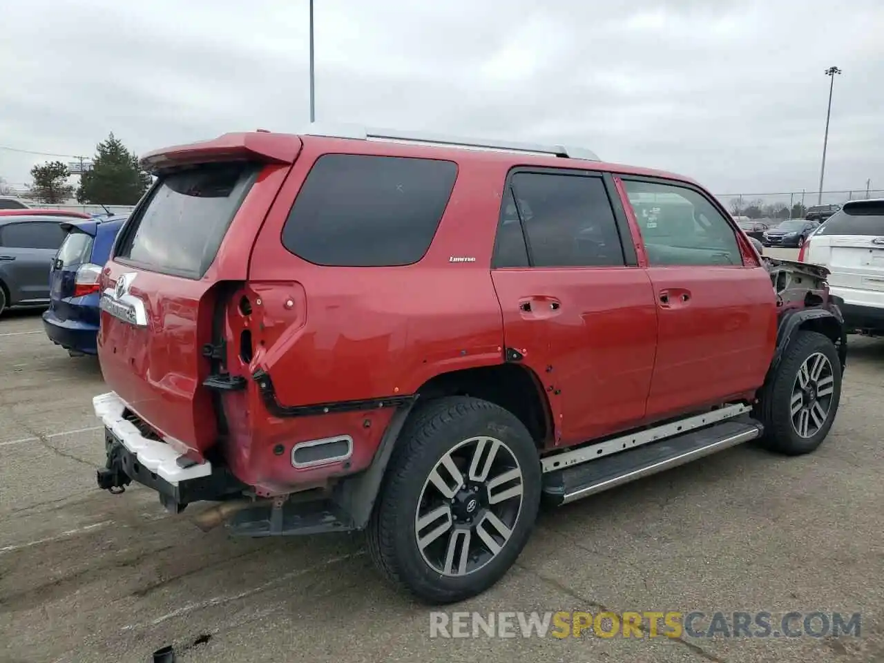 3 Photograph of a damaged car JTEBU5JR8K5651501 TOYOTA 4RUNNER 2019