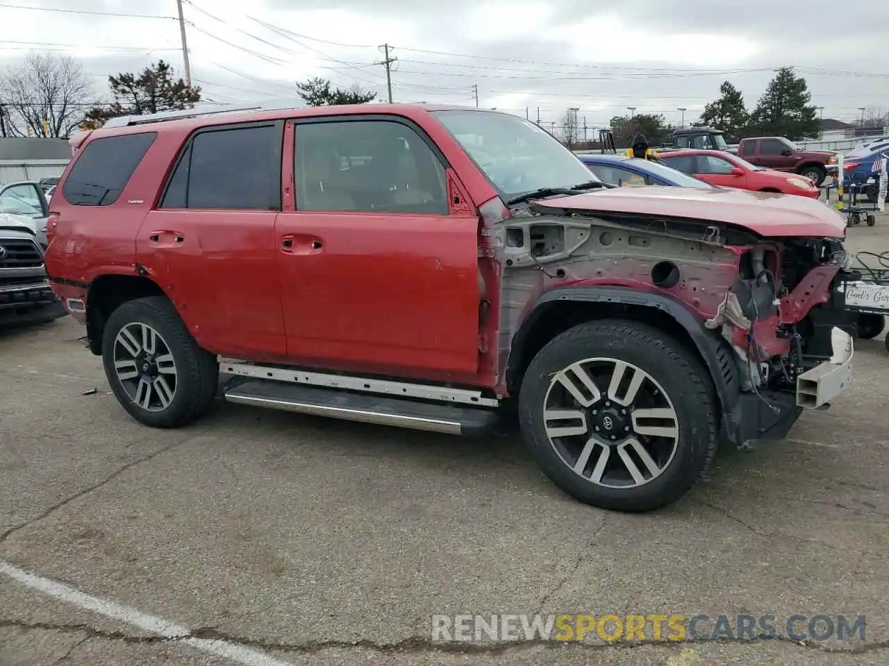 4 Photograph of a damaged car JTEBU5JR8K5651501 TOYOTA 4RUNNER 2019