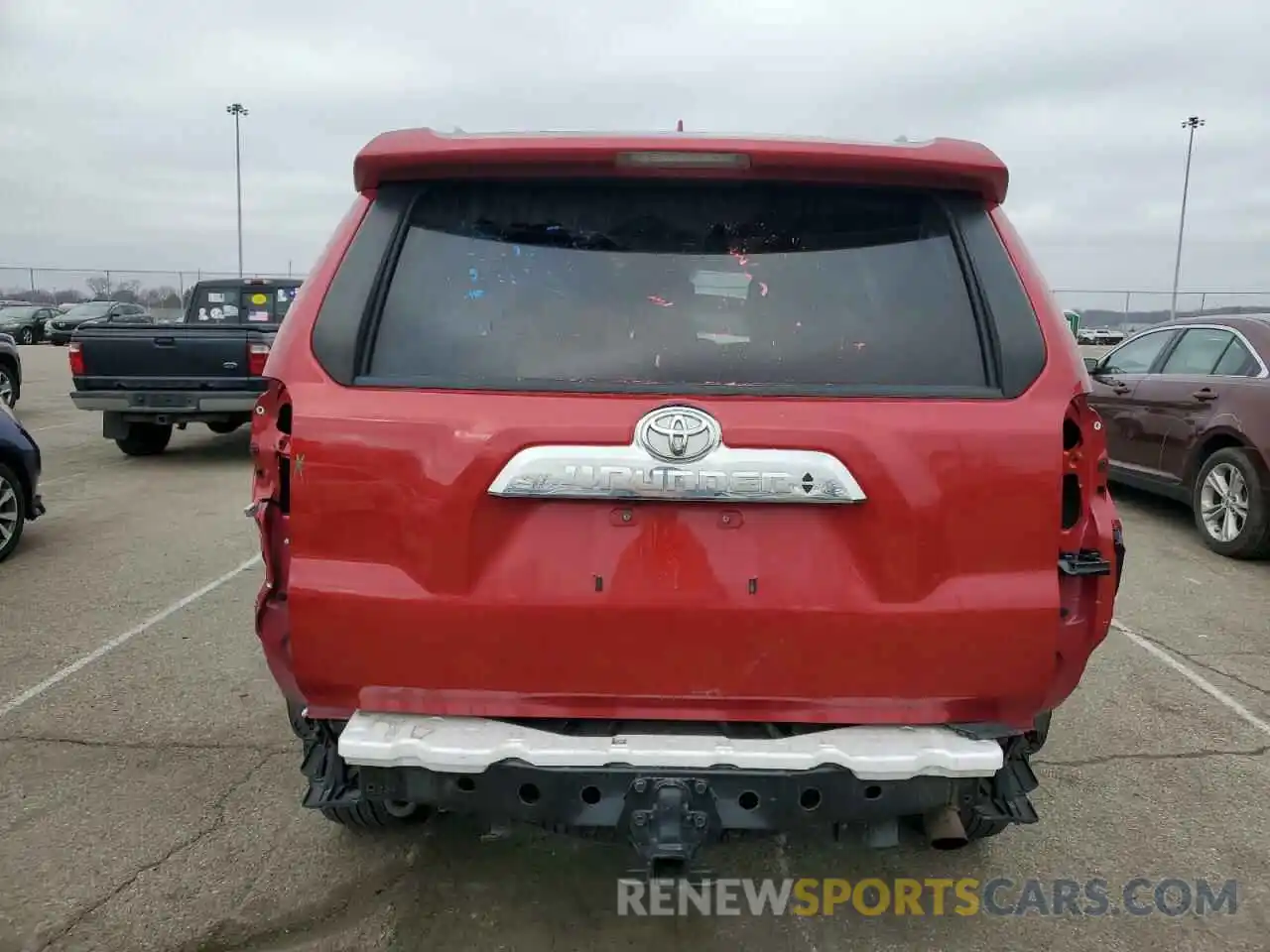 6 Photograph of a damaged car JTEBU5JR8K5651501 TOYOTA 4RUNNER 2019