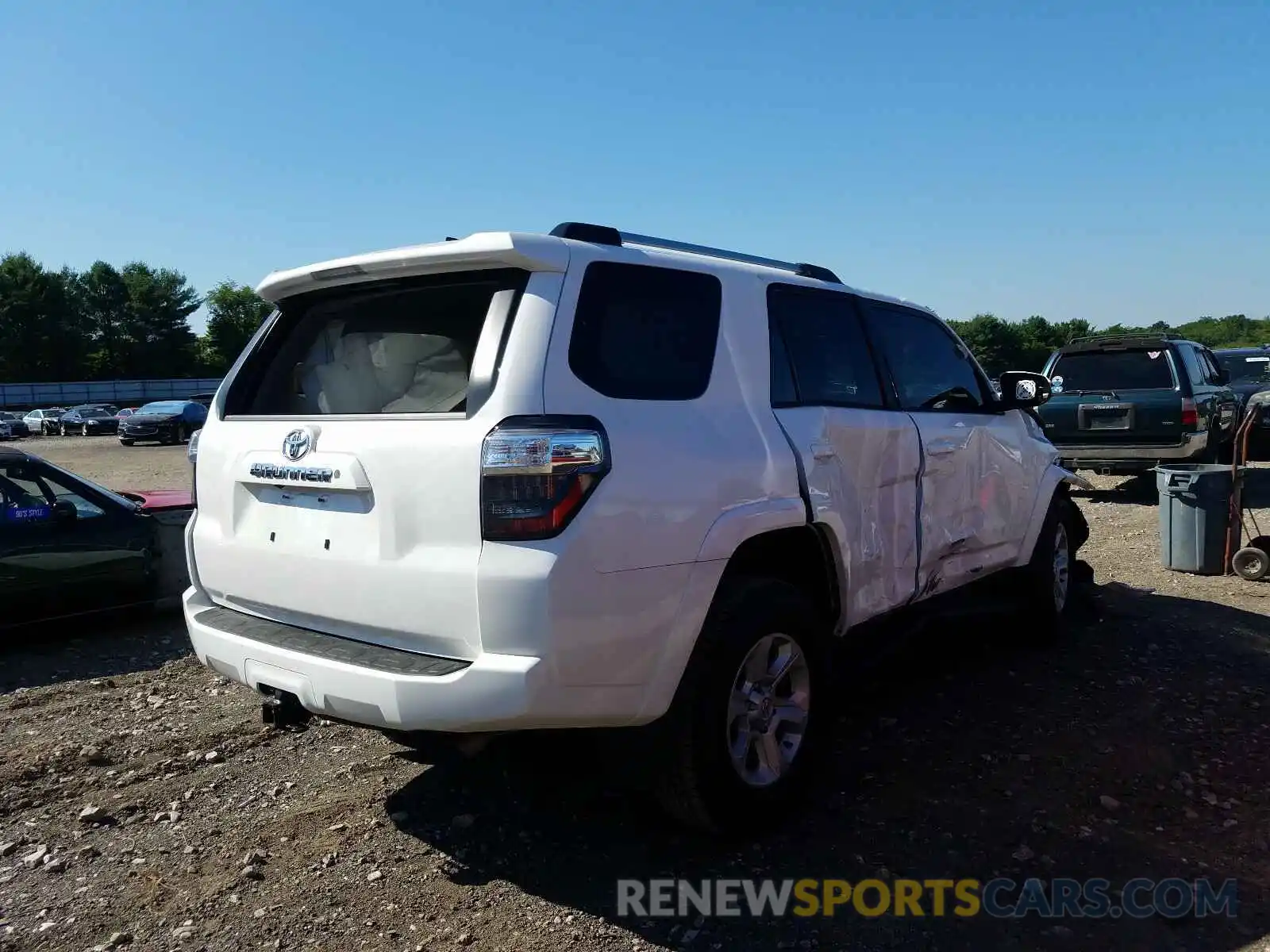 4 Фотография поврежденного автомобиля JTEBU5JR8K5651515 TOYOTA 4RUNNER 2019