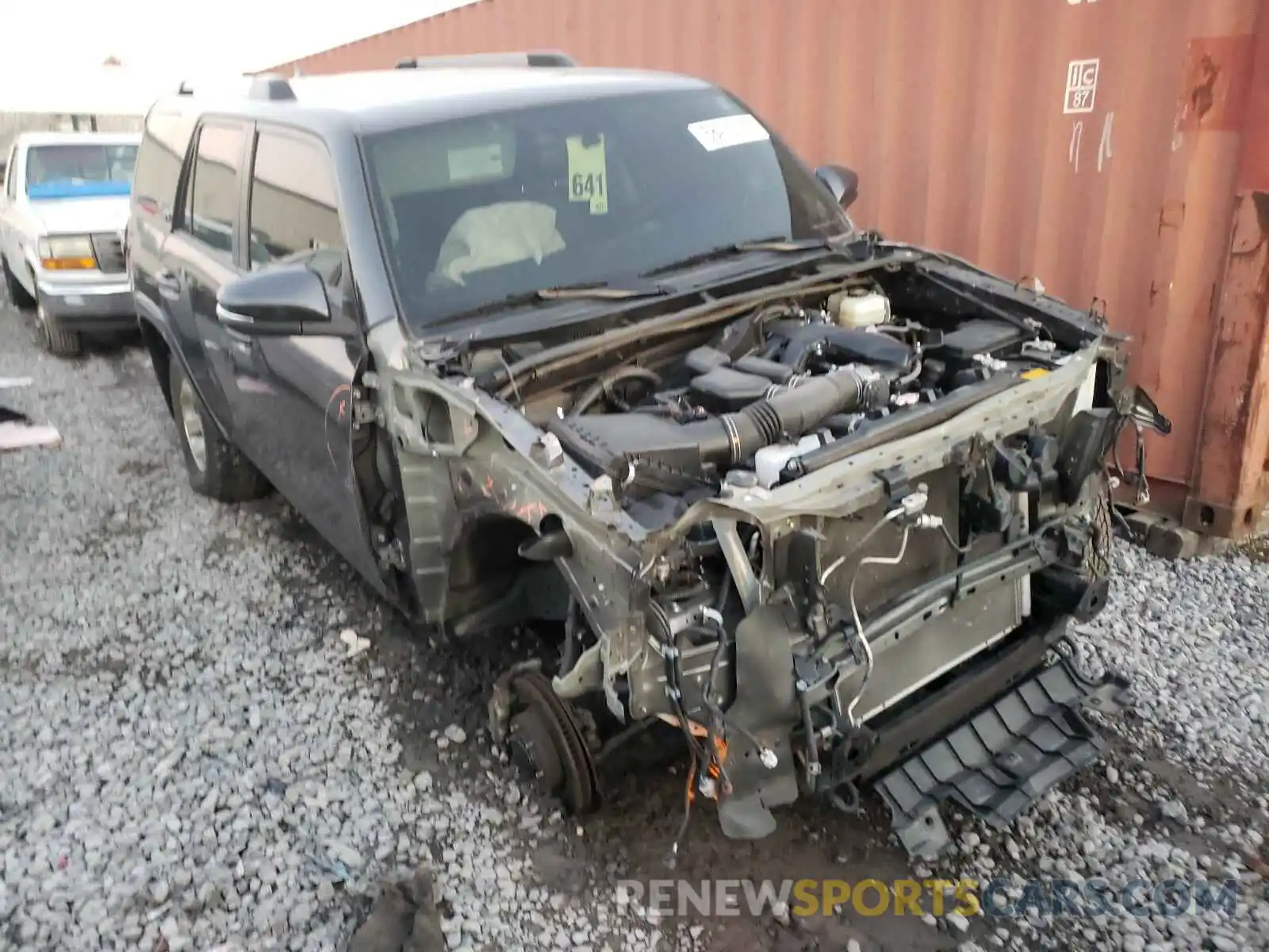 1 Photograph of a damaged car JTEBU5JR8K5652194 TOYOTA 4RUNNER 2019