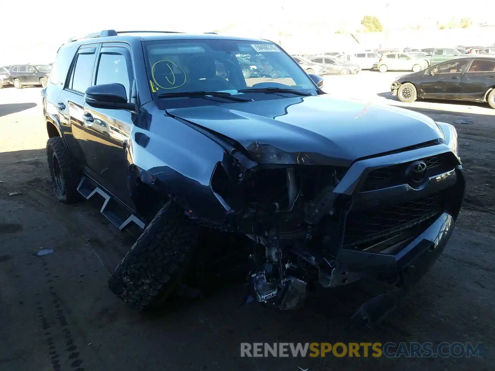 1 Photograph of a damaged car JTEBU5JR8K5654558 TOYOTA 4RUNNER 2019