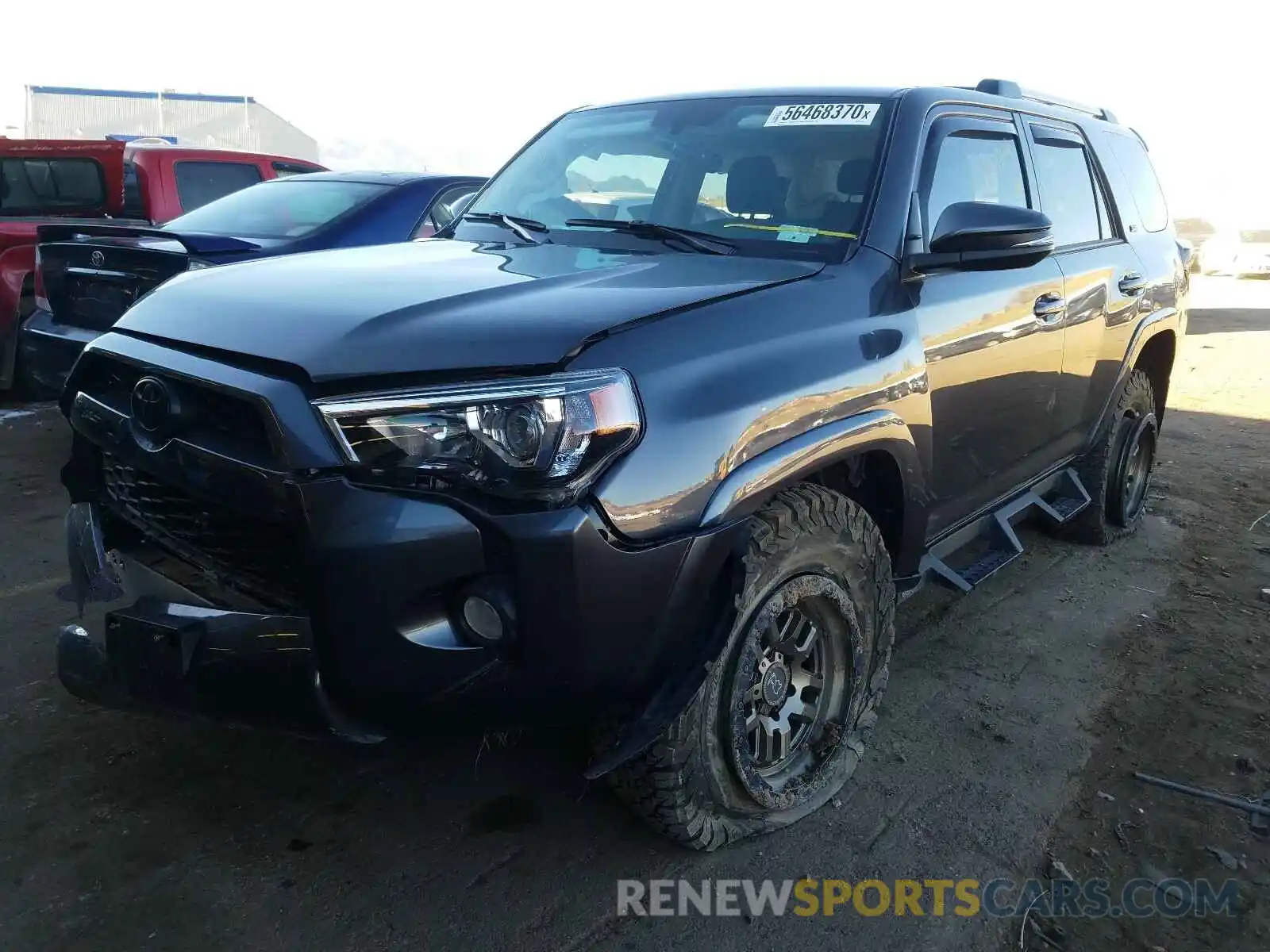 2 Photograph of a damaged car JTEBU5JR8K5654558 TOYOTA 4RUNNER 2019