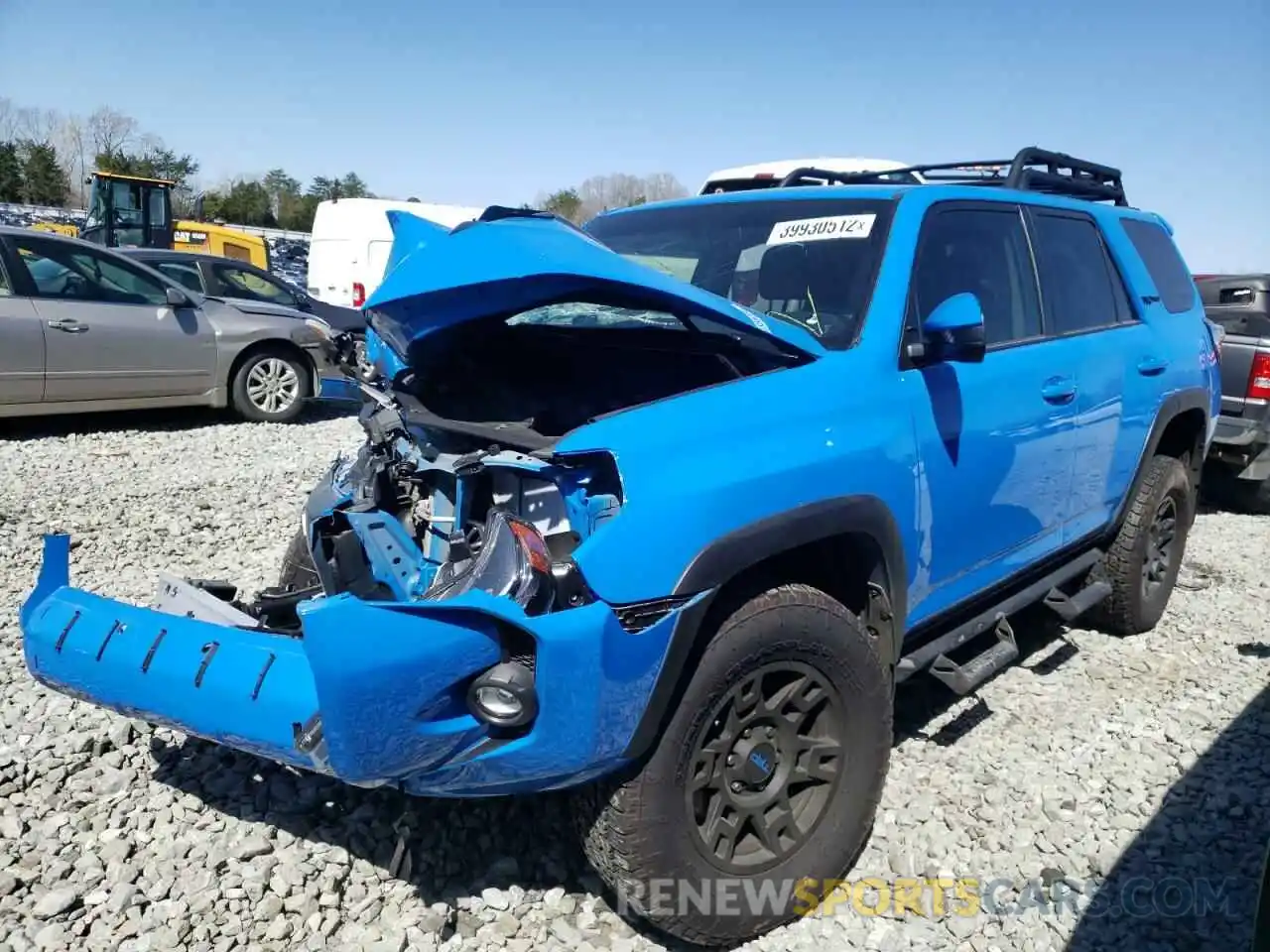 2 Photograph of a damaged car JTEBU5JR8K5654771 TOYOTA 4RUNNER 2019