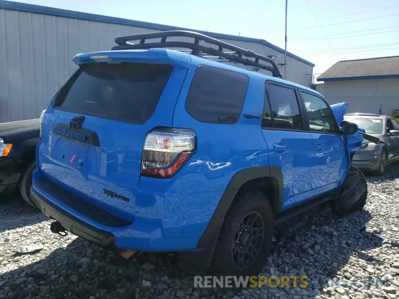 4 Фотография поврежденного автомобиля JTEBU5JR8K5654771 TOYOTA 4RUNNER 2019